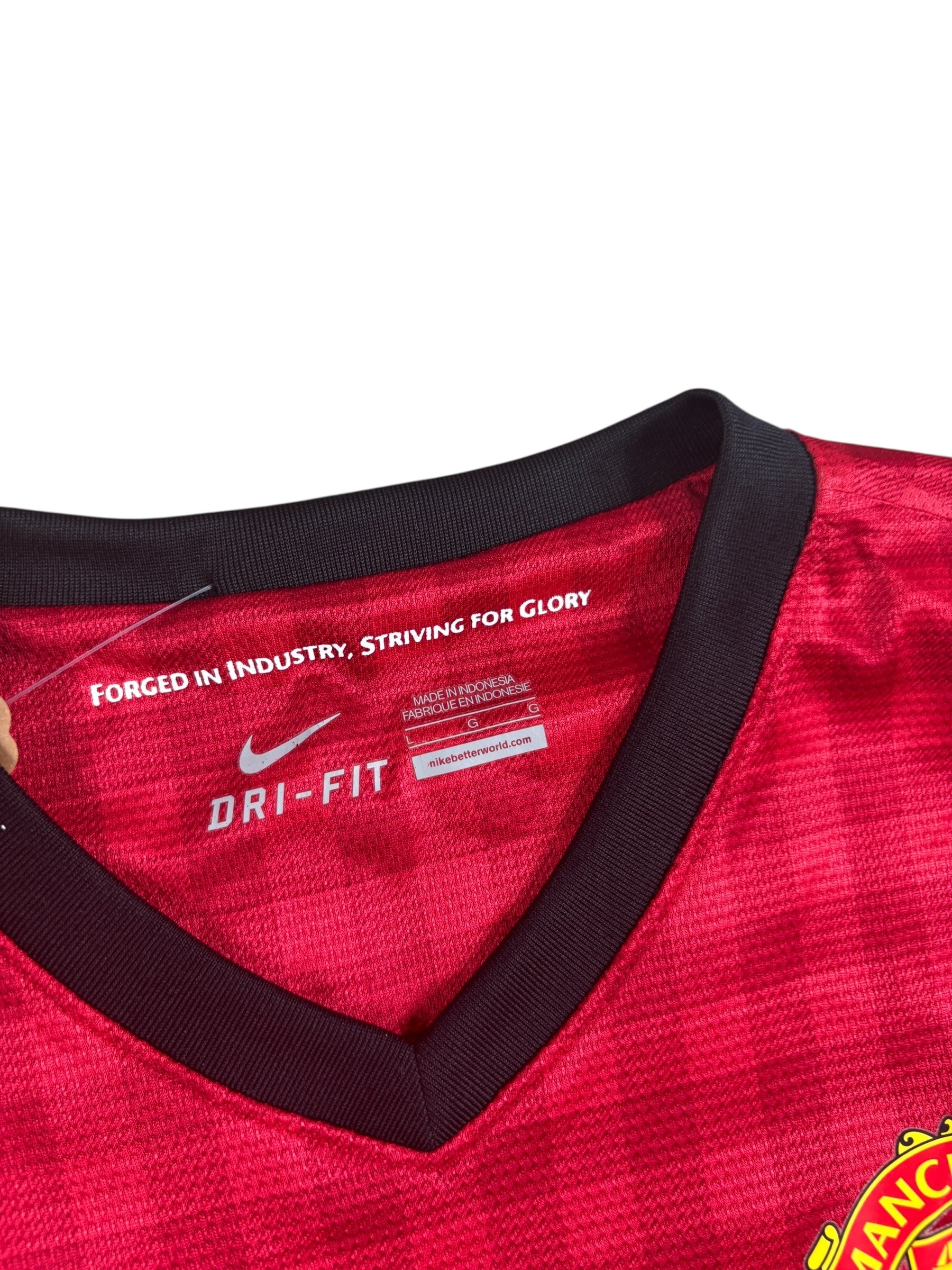 Manchester United Home Shirt 2012/13 Match issued "Bebe" - L