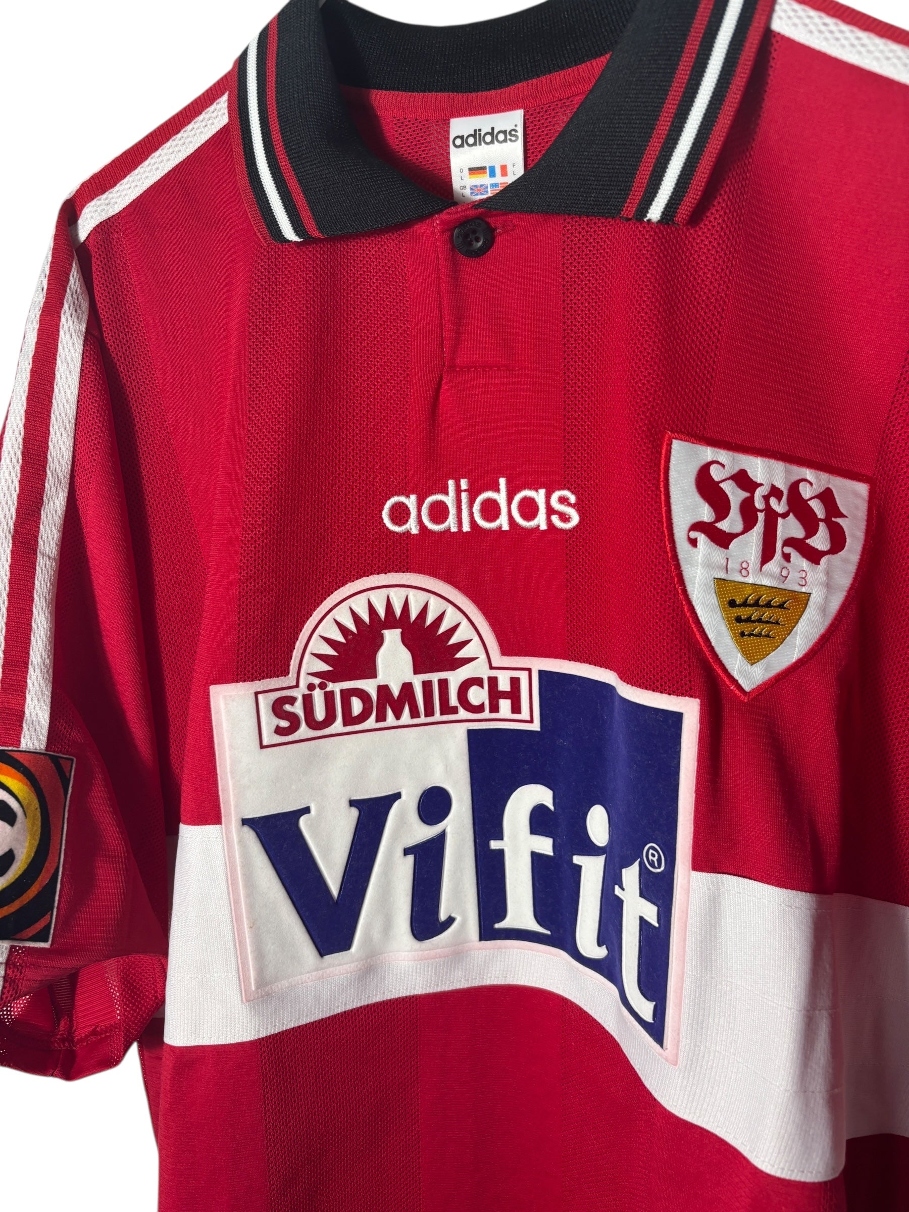 VfB Stuttgart Auswärts Trikot 1996/97 “Buck” Match prepared/worn  - L