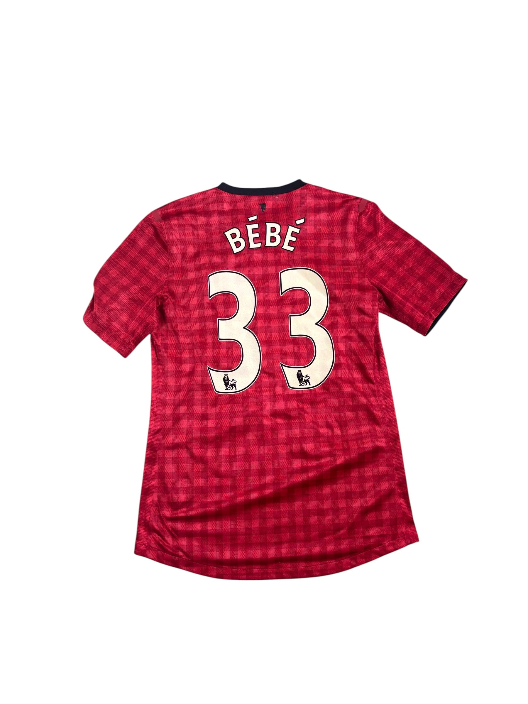Manchester United Home Shirt 2012/13 Match issued "Bebe" - L