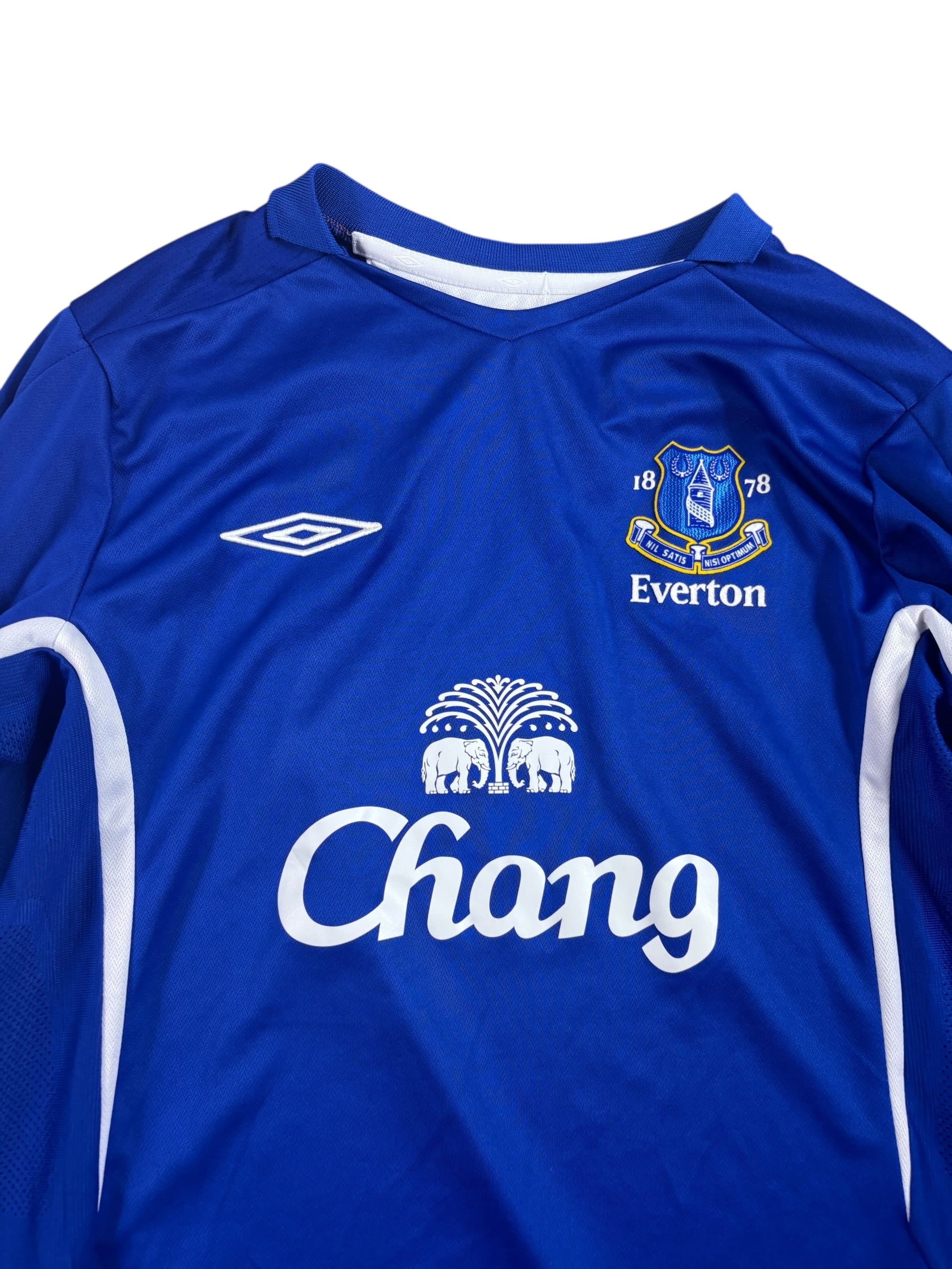 Everton Home Shirt 2005/06 - M
