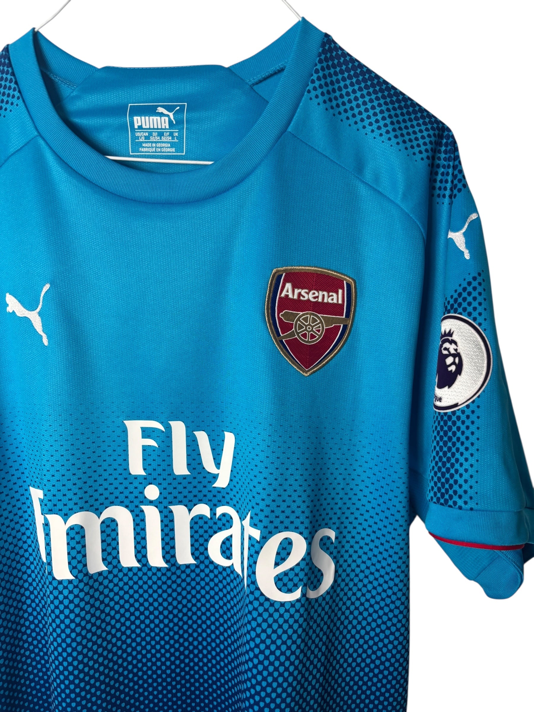 FC Arsenal Auswärtstrikot 2017/18 “Mertesacker” Signiert - L