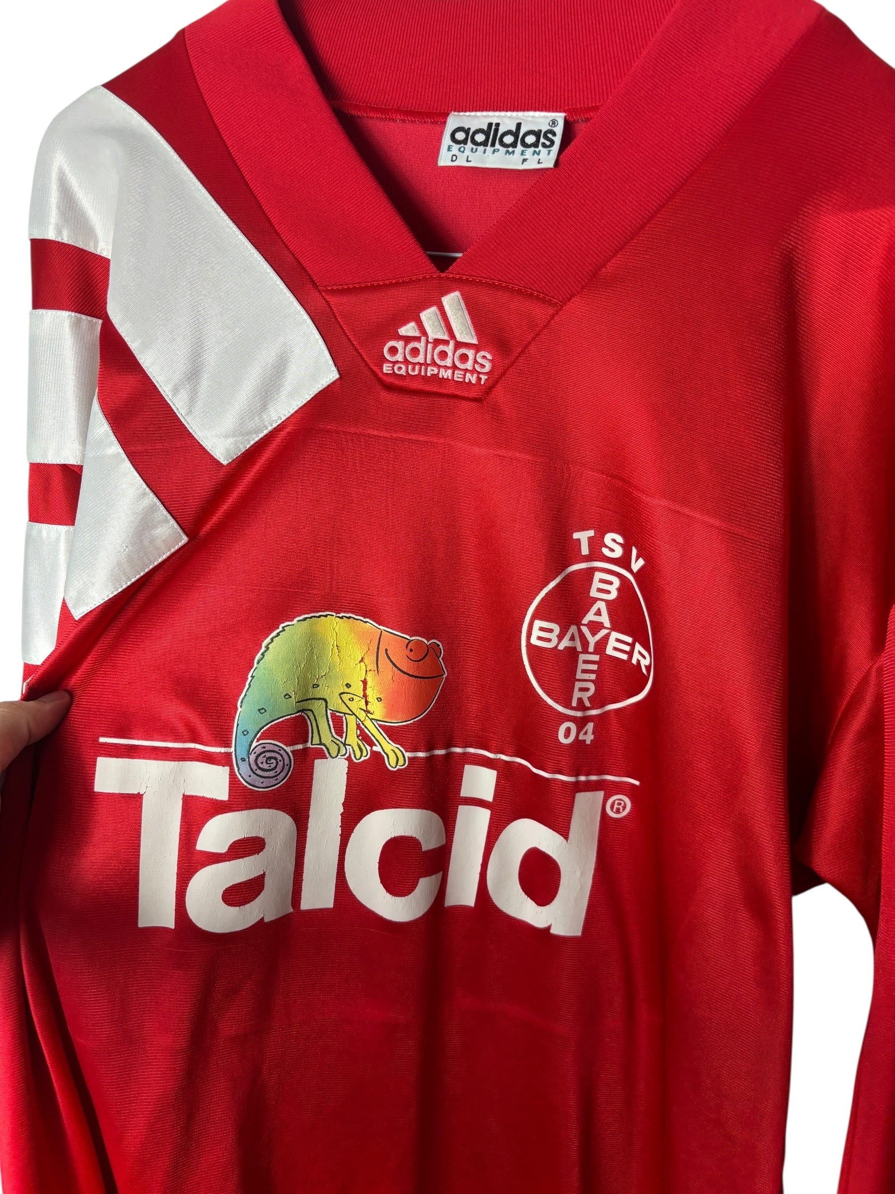 Bayer Leverkusen Heimtrikot 1992/93 - L