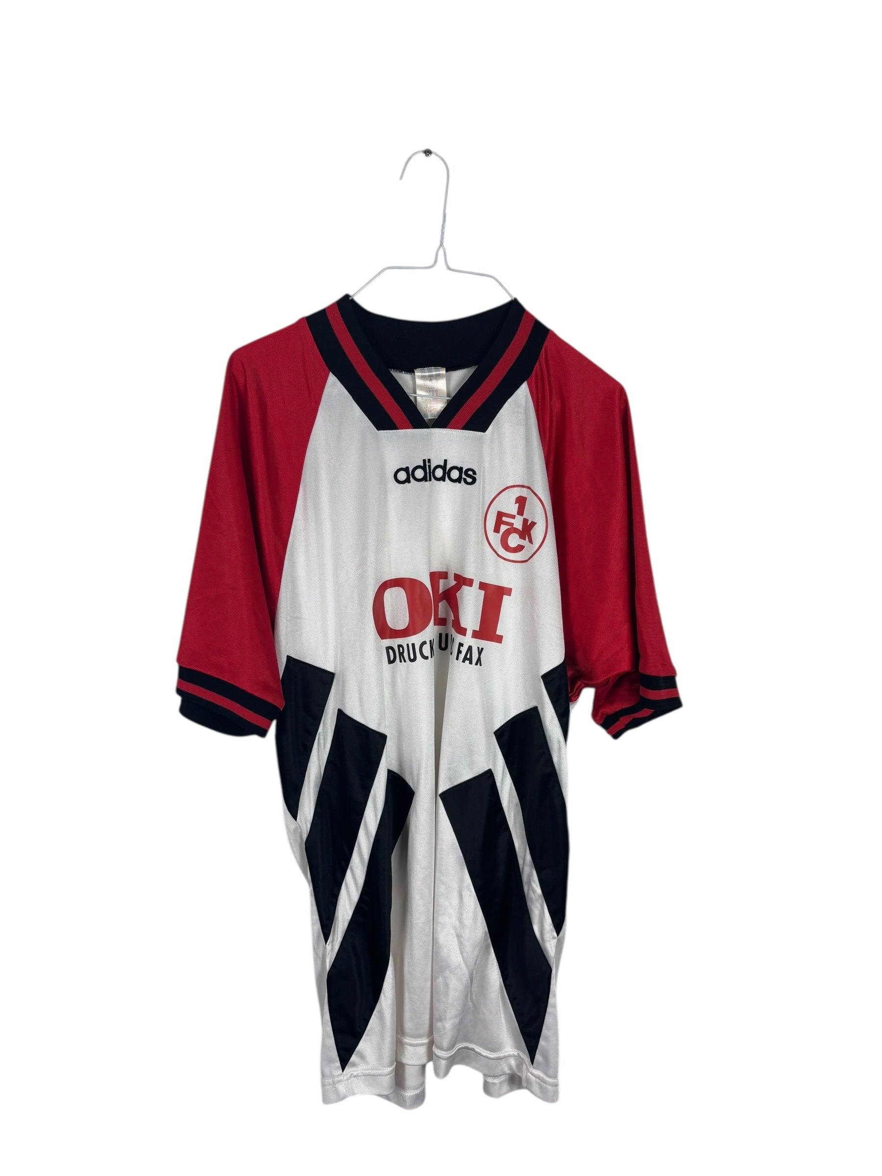 1. FC Kaiserslautern Auswärtstrikot 1995/96 Match worn "Greiner" - L