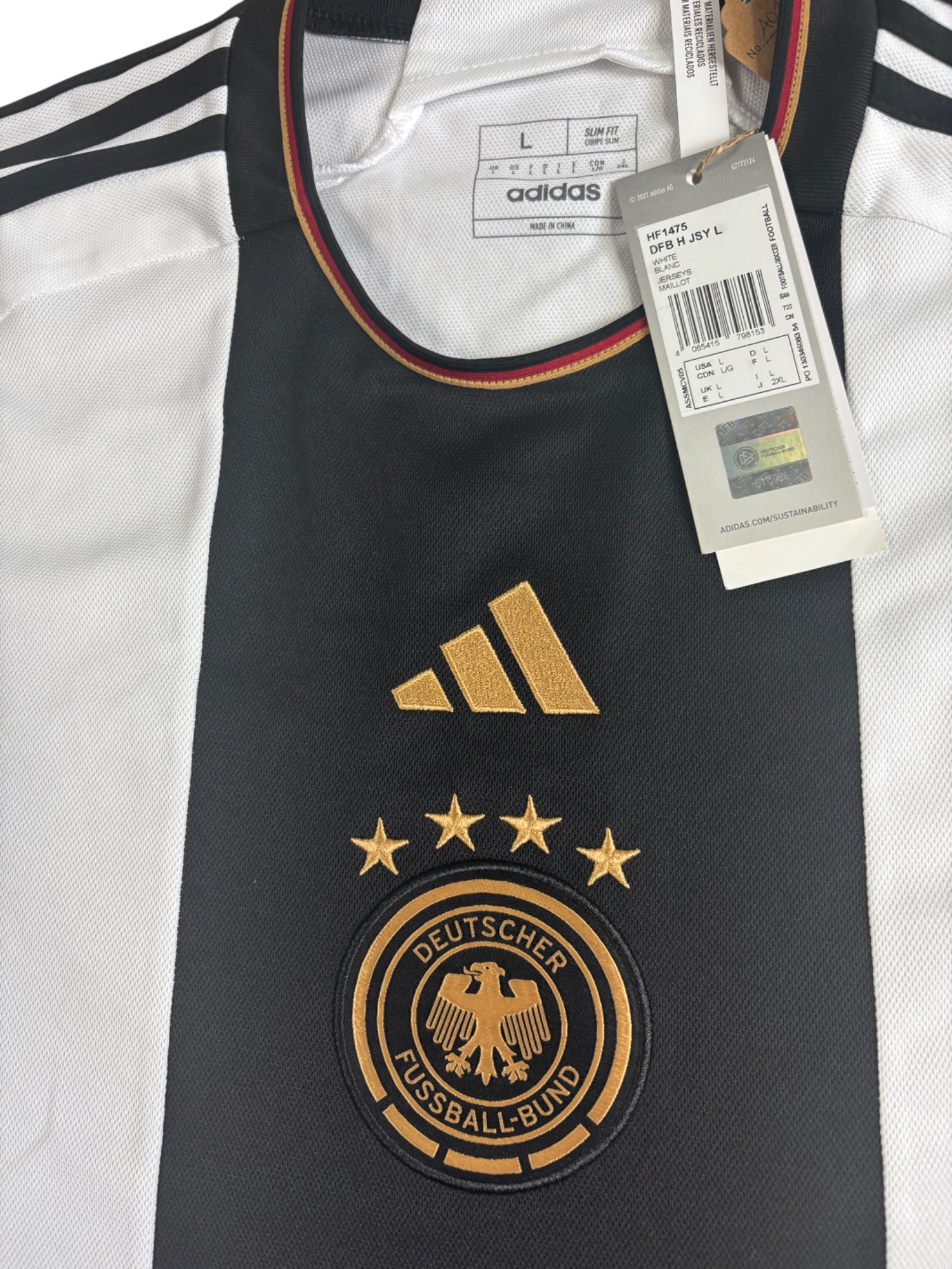 Deutschland Heimtrikot 2022 Langarm - L