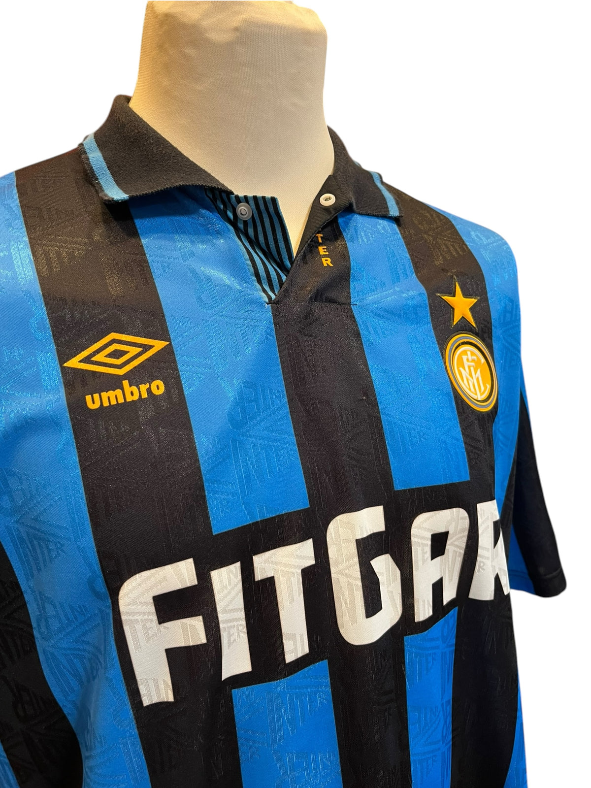 Inter Mailand Heim Trikot 1991/92 - XL