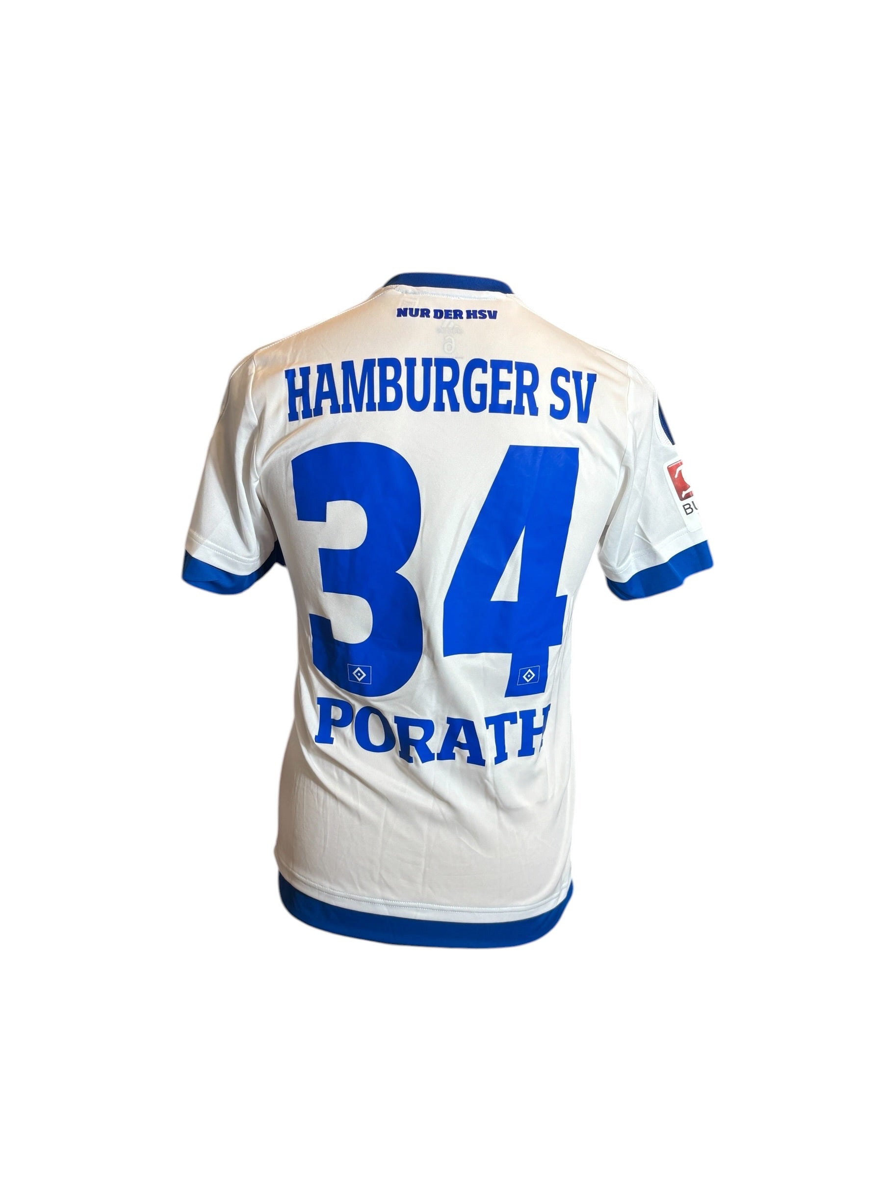 Hamburger SV HSV Heim Trikot 2015/16 Spielertrikot “Porath” - M/L