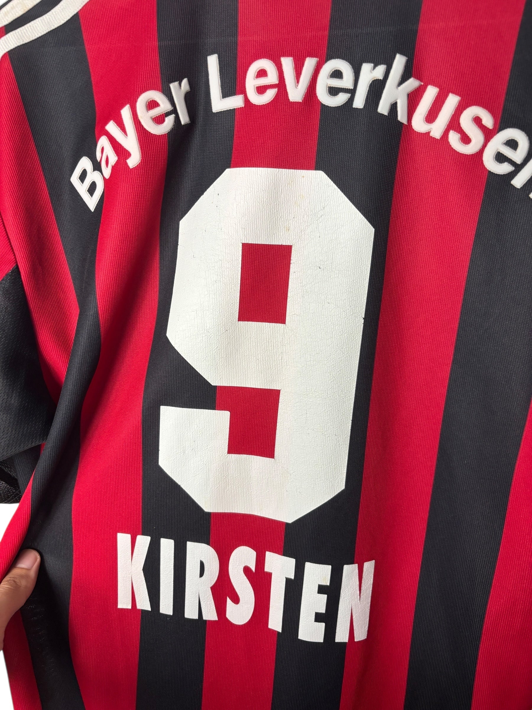Bayer Leverkusen Heimtrikot 2001/02 “Kirsten” - M