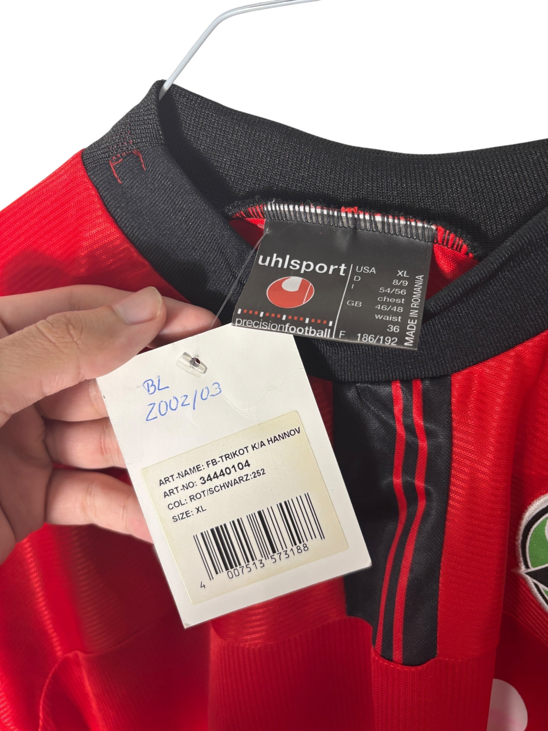 Hannover 96 Heim Trikot 2002/03 - XL
