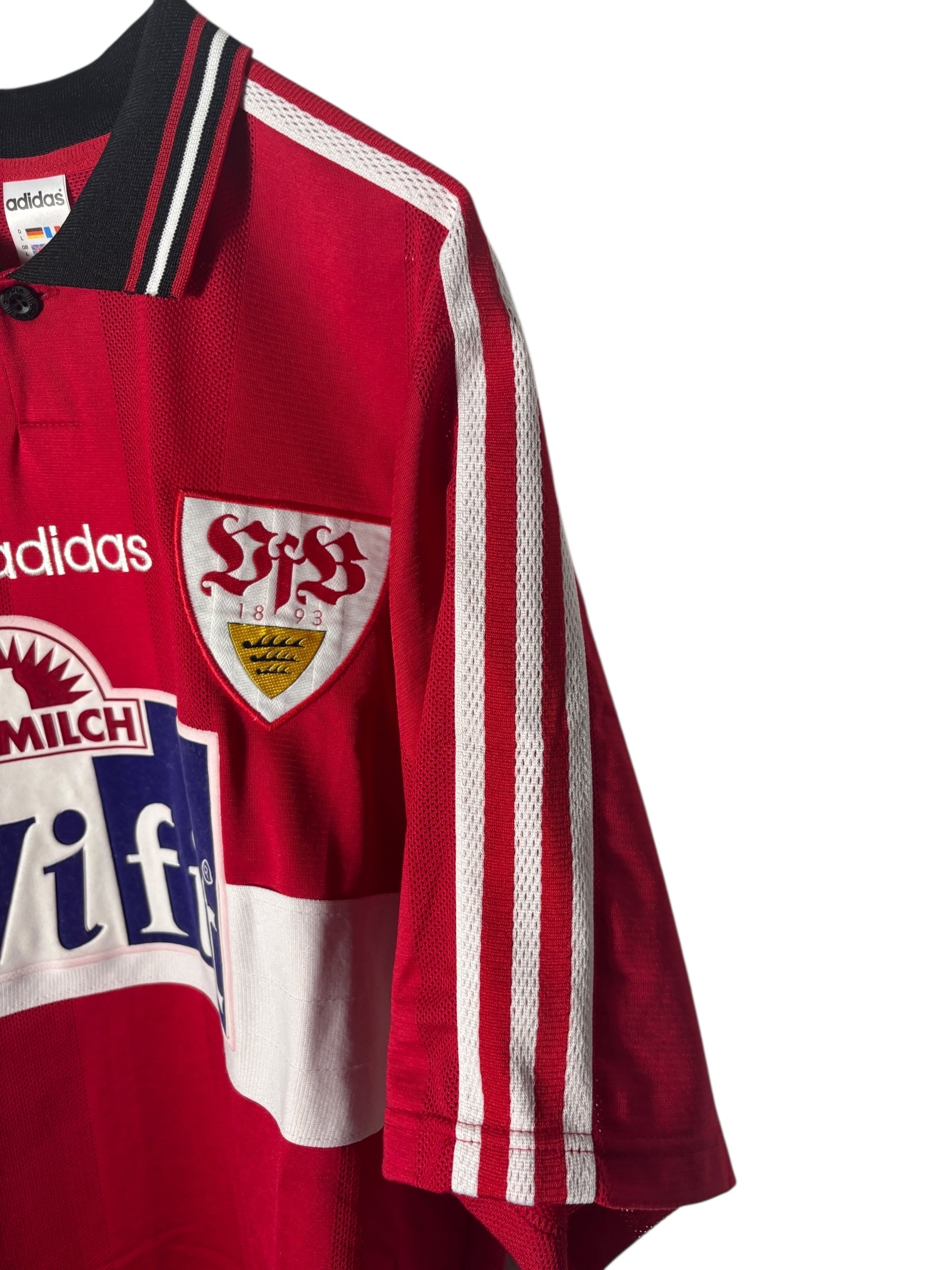 VfB Stuttgart Auswärts Trikot 1996/97 “Buck” Match prepared/worn  - L