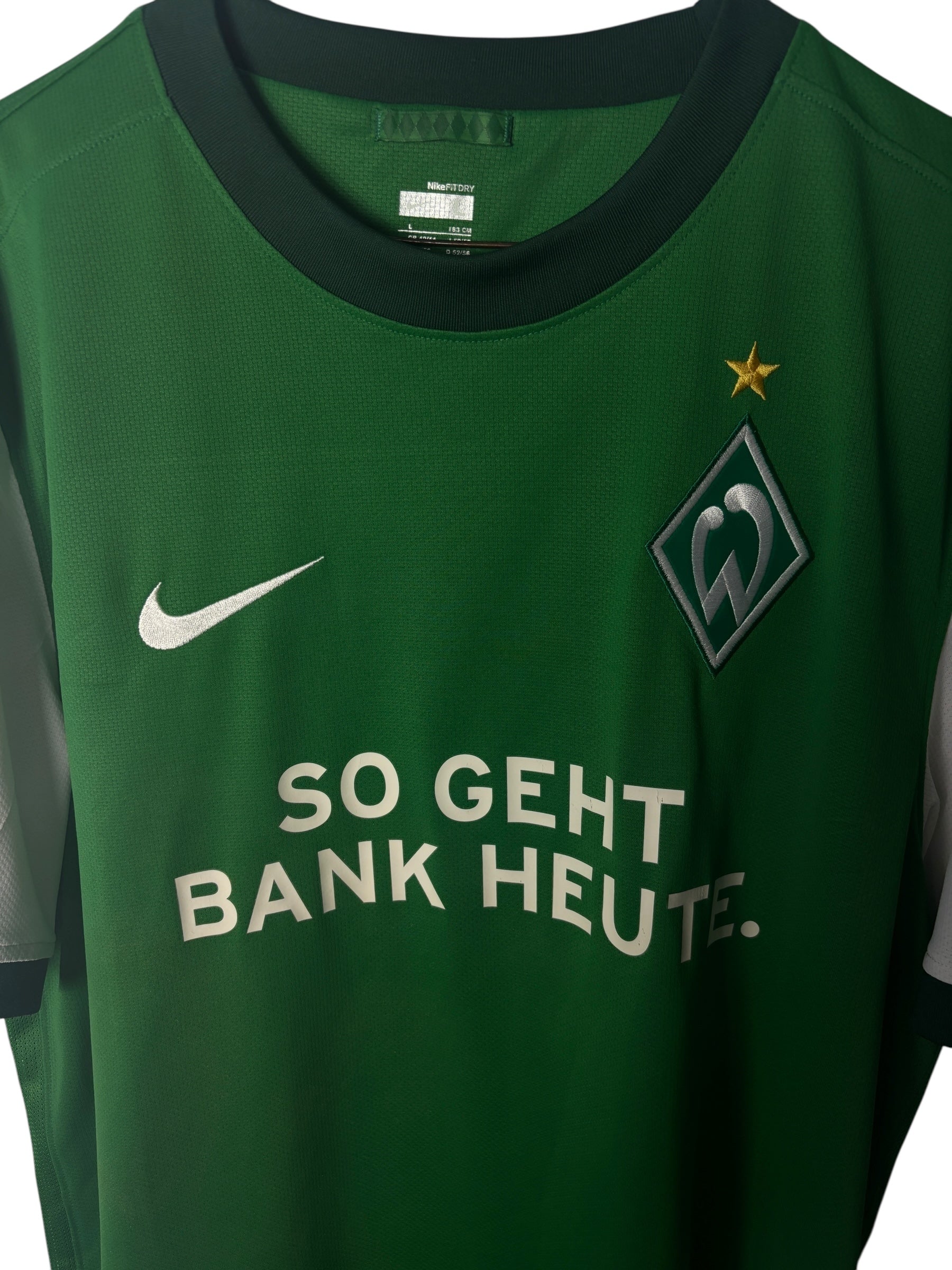 Werder Bremen Heimtrikot  2009/10 Signiert “Mertesacker” - L
