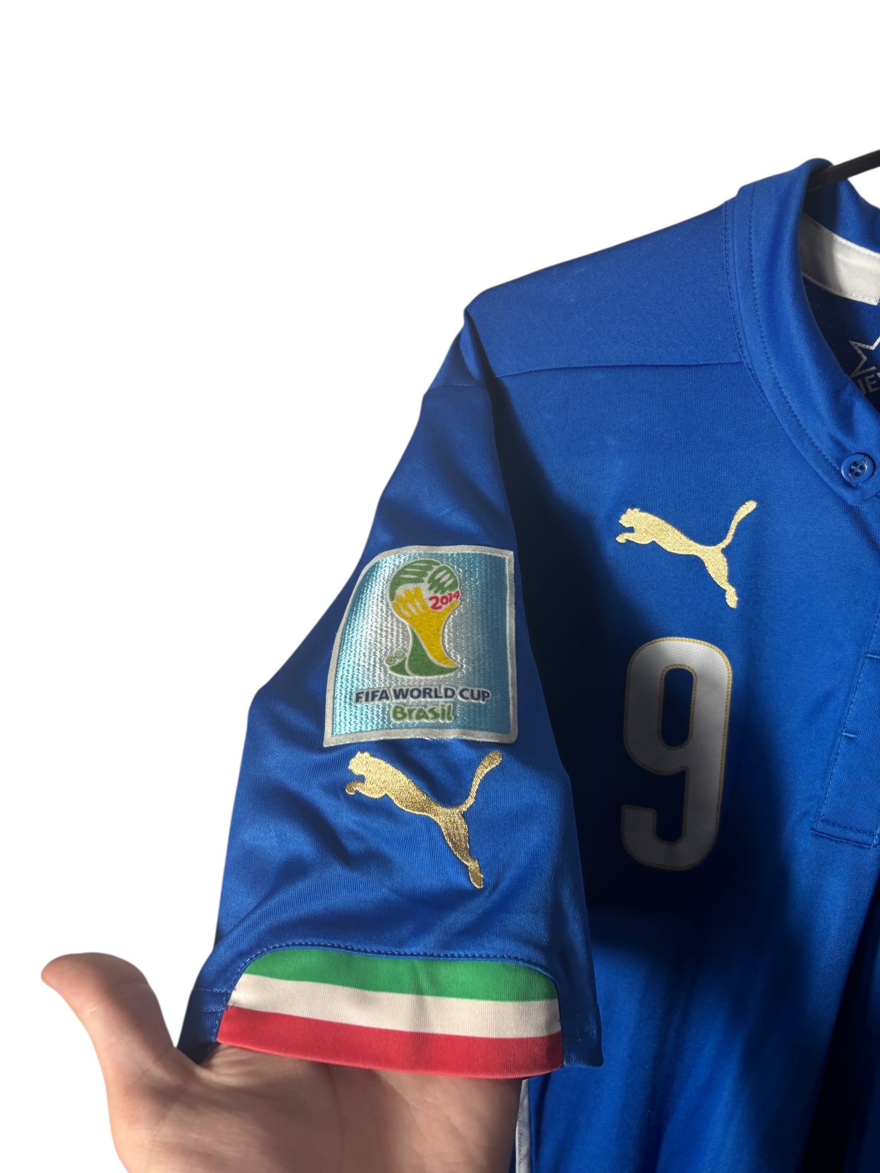 Italien Heim Trikot 2014 “Balotelli” - L
