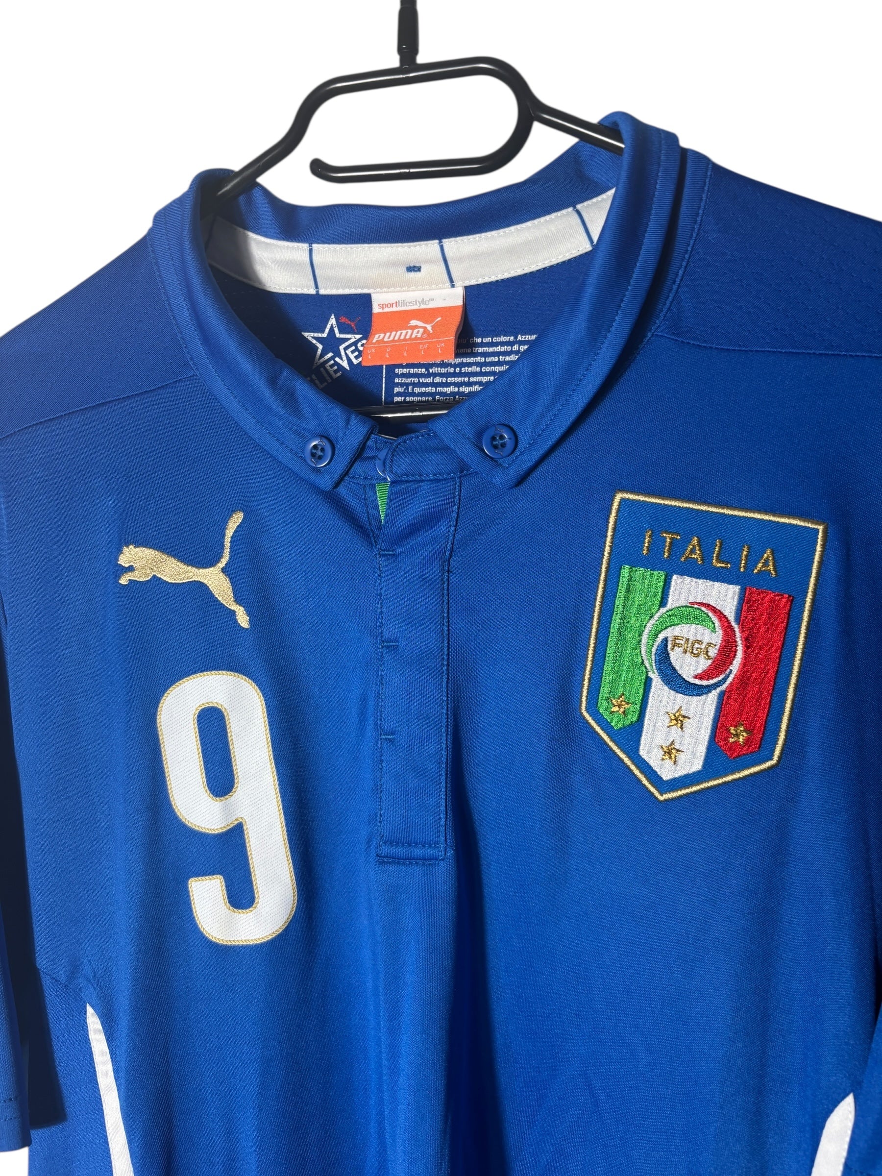 Italien Heim Trikot 2014 “Balotelli” - L
