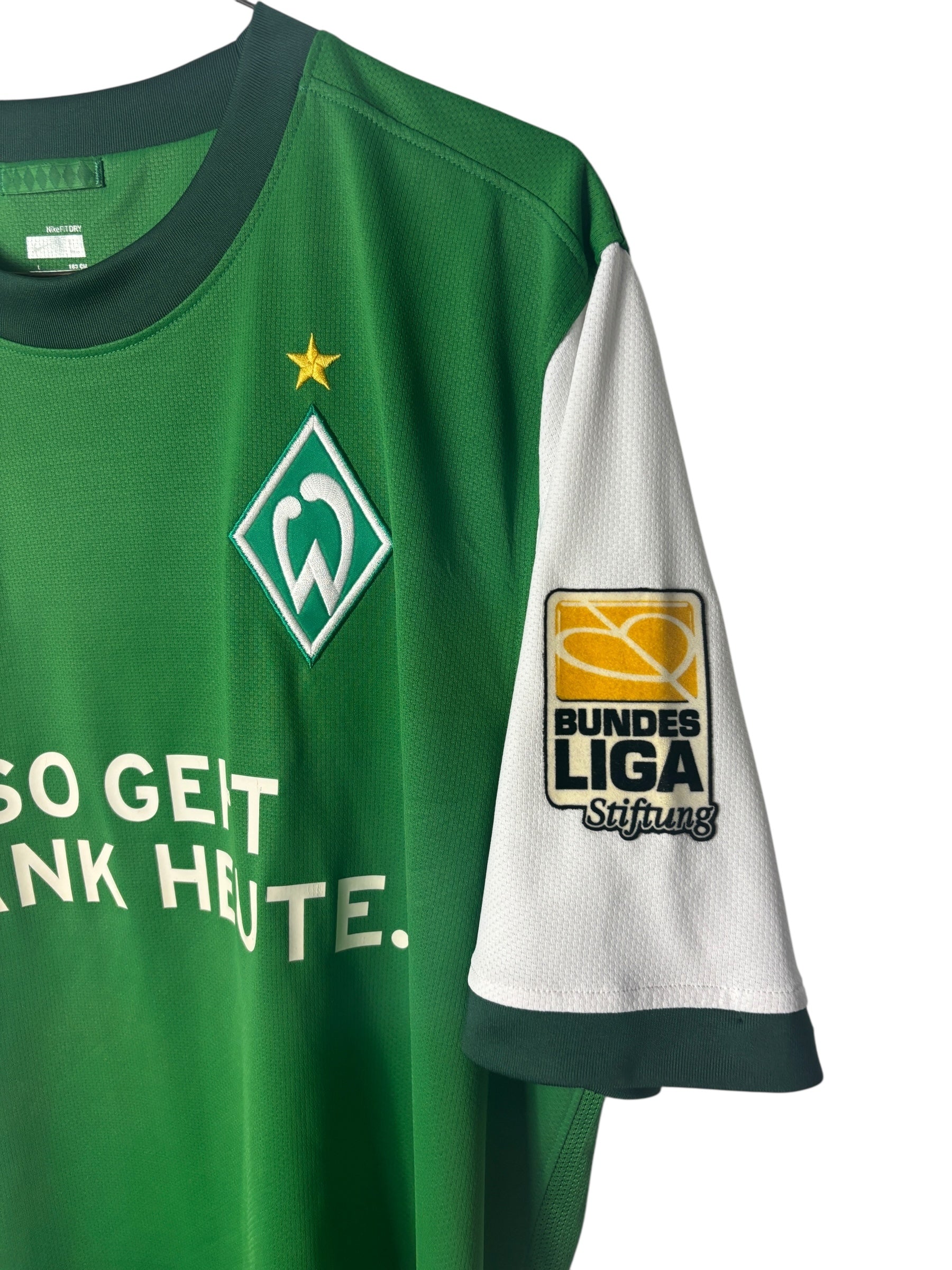 Werder Bremen Heimtrikot  2009/10 Signiert “Mertesacker” - L