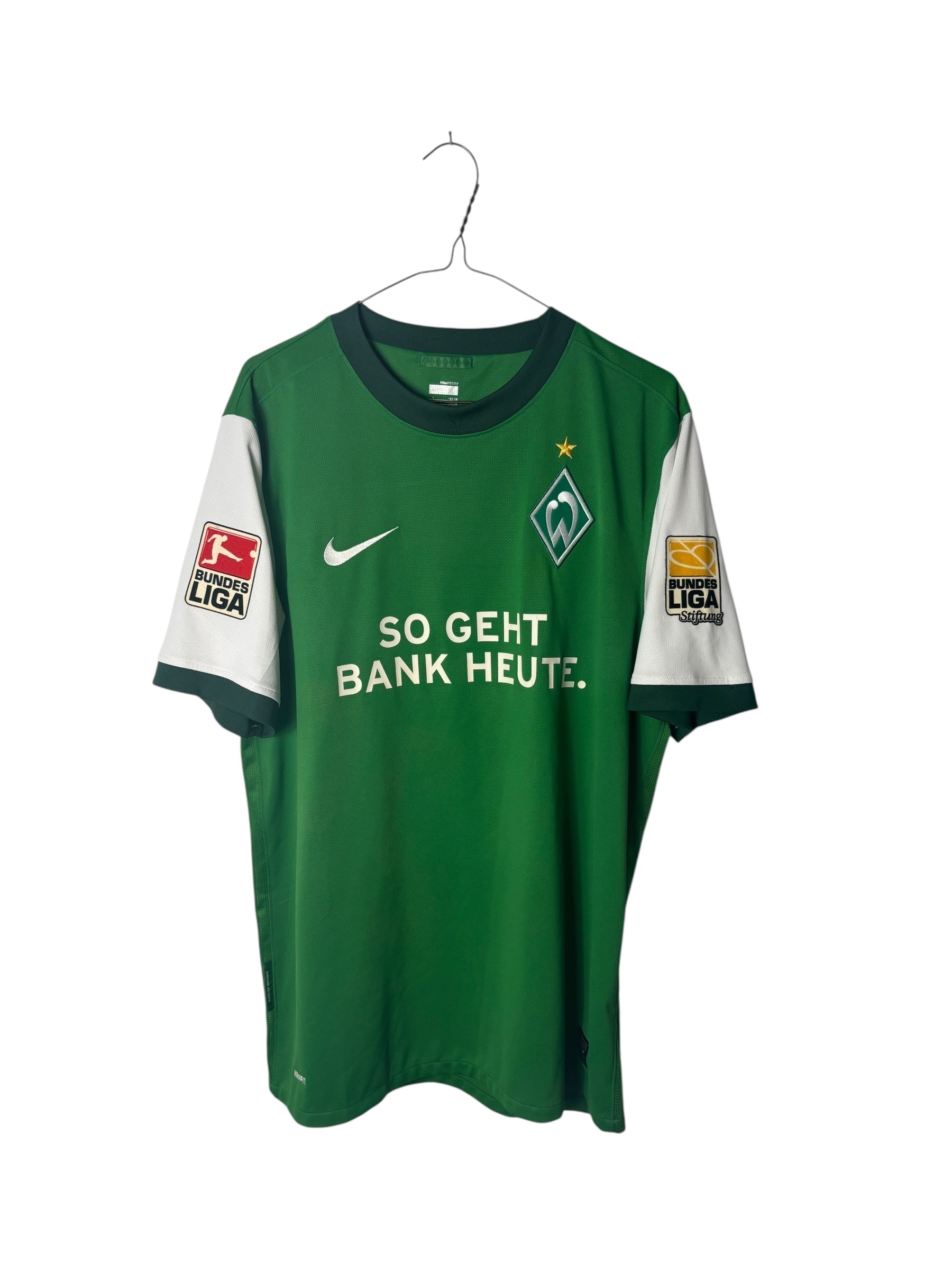 Werder Bremen Heimtrikot  2009/10 Signiert “Mertesacker” - L