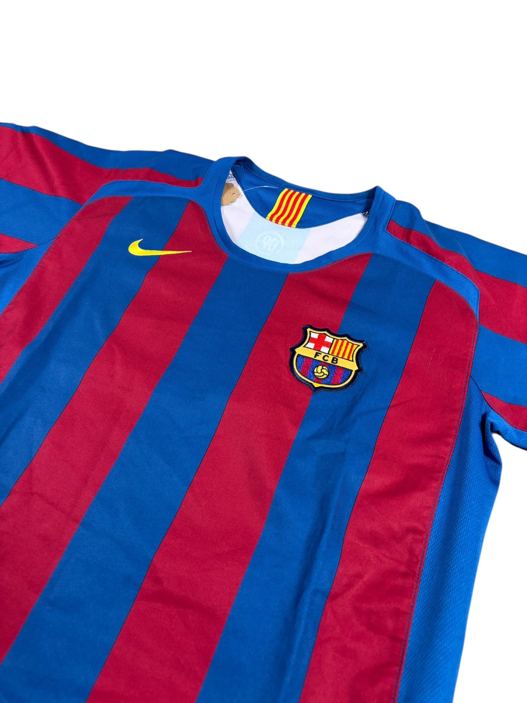 FC Barcelona Heimtrikot 2005/06 - Kinder XL (S)