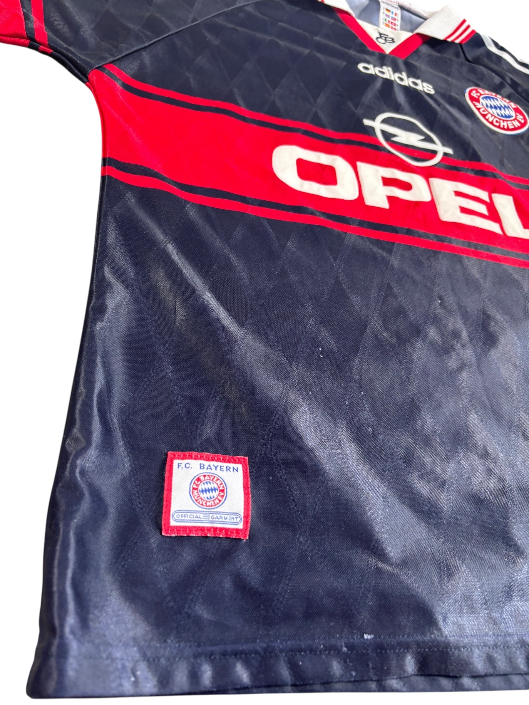 FC Bayern München Auswärtstrikot 1997/98 "Lizarazu" - L