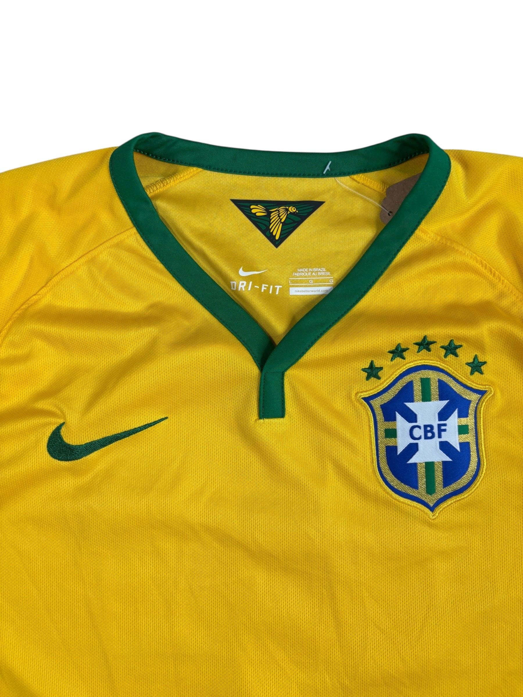 Brasilien Heimtrikot 2014/15 "10" - L