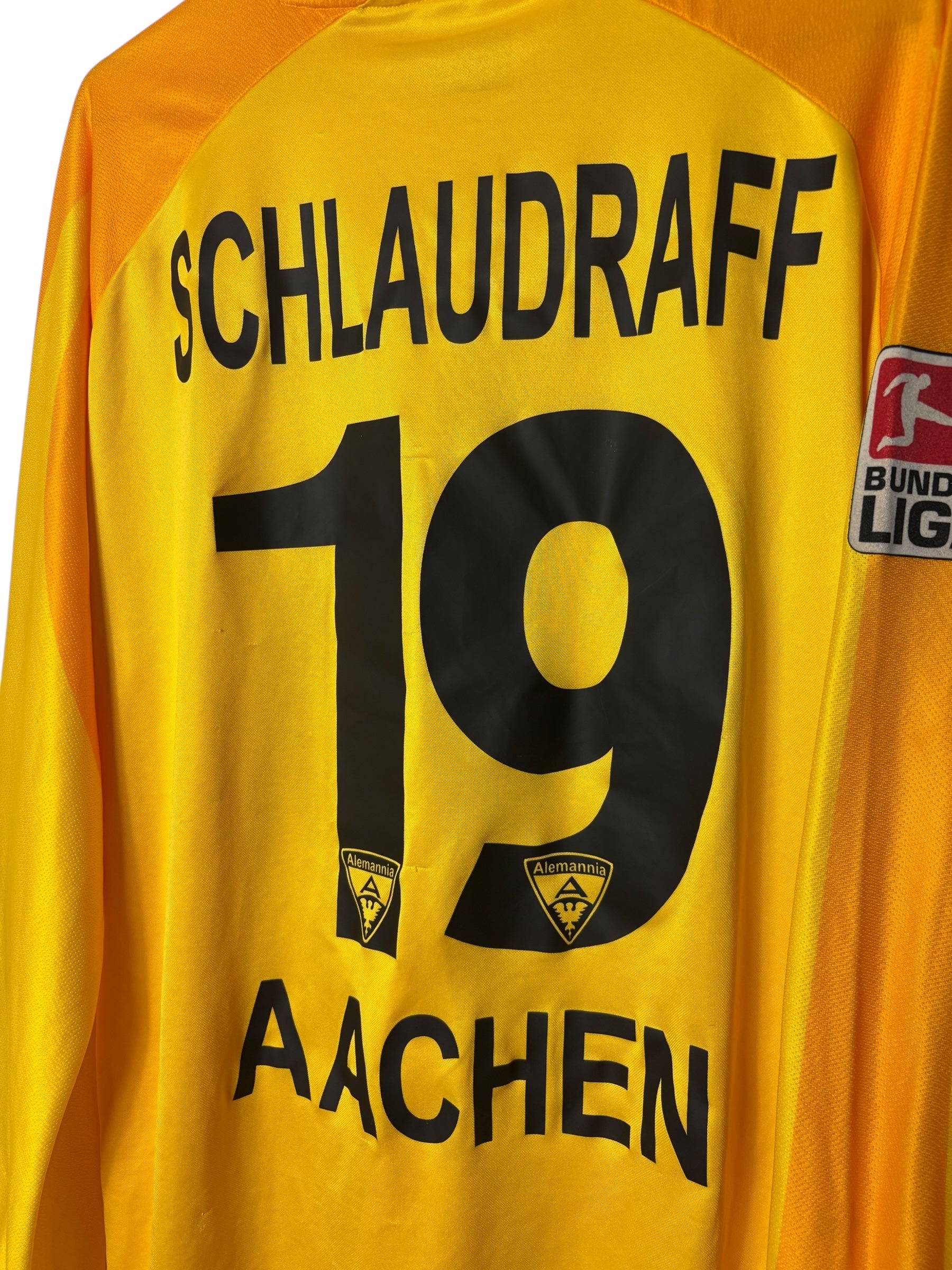 Alemania Aachen Heimtrikot 2003 Match worn/prepared “Schlaudraff” - XL