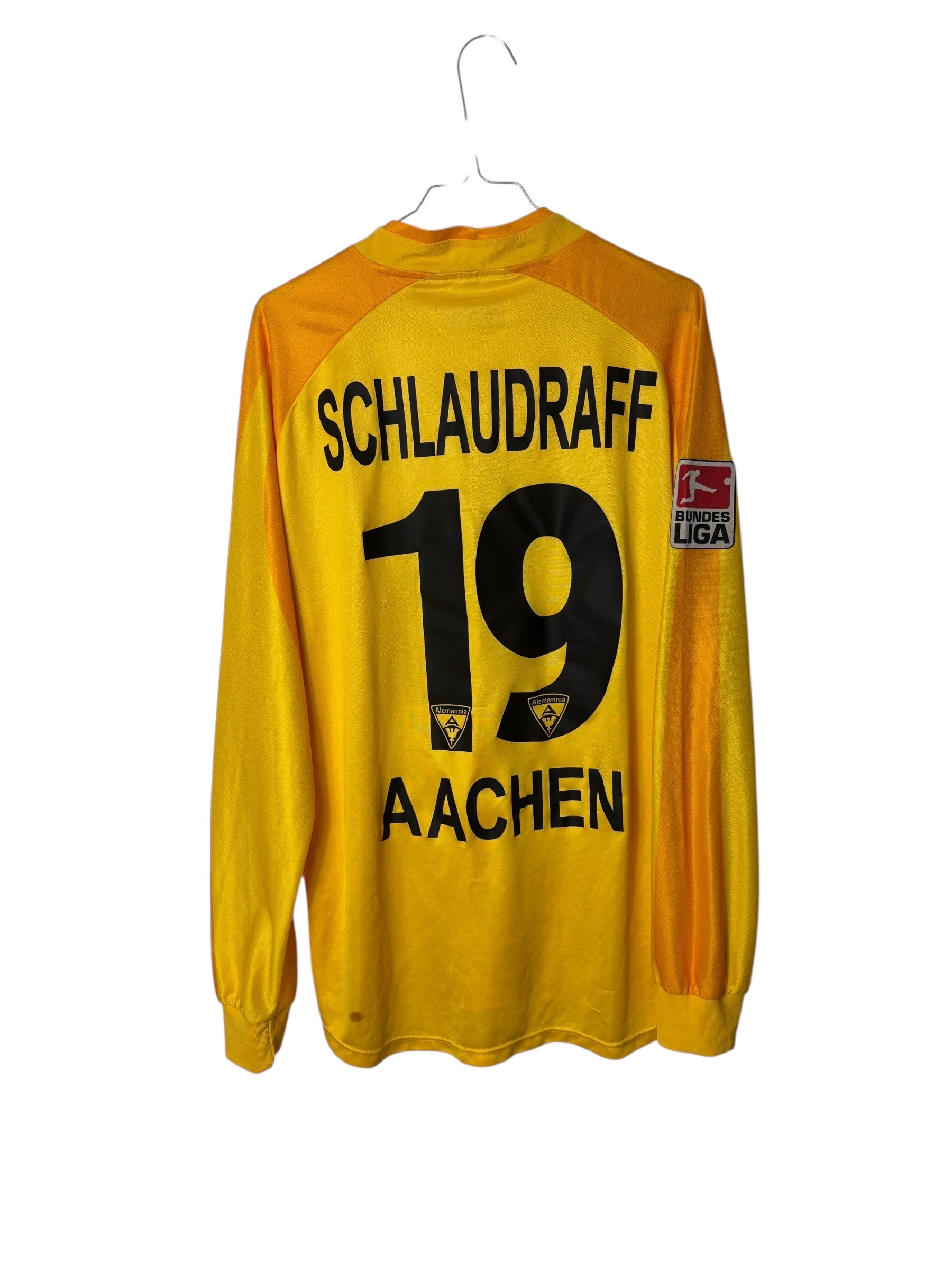 Alemania Aachen Heimtrikot 2003 Match worn/prepared “Schlaudraff” - XL