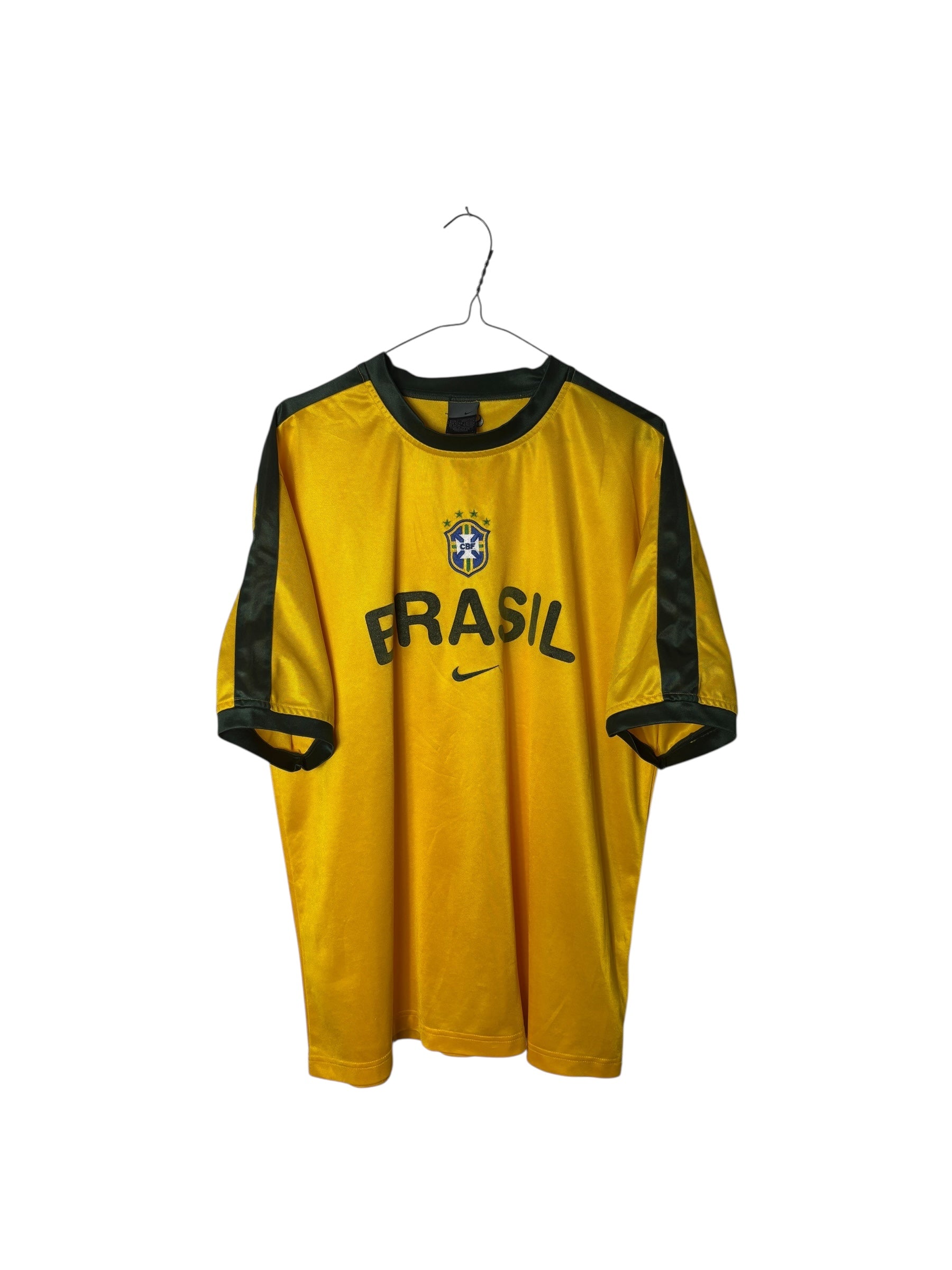 Brasilien Trainings Trikot 2002 - L