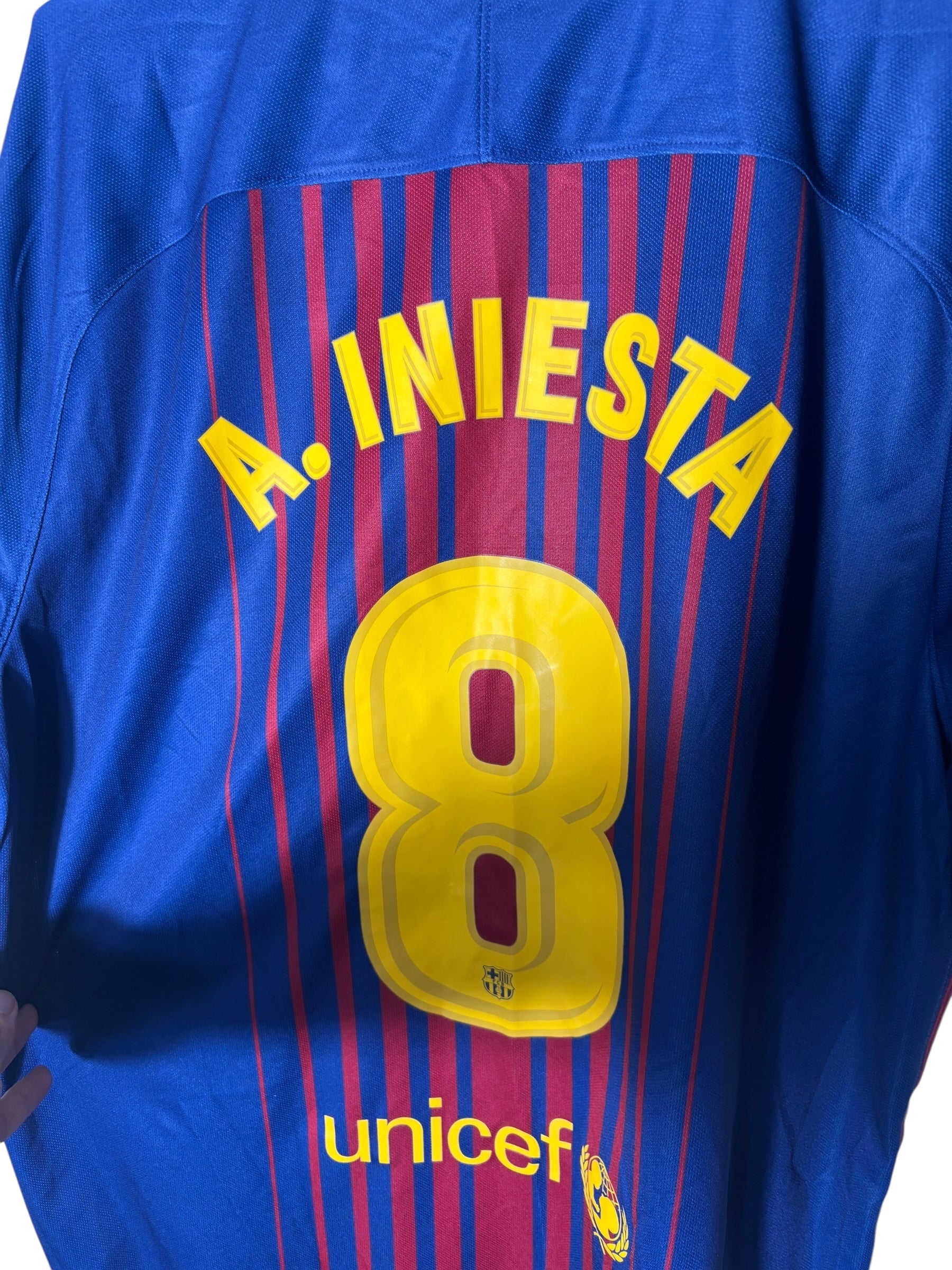 FC Barcelona Heim Trikot 2017/18 "Iniesta" - XXL