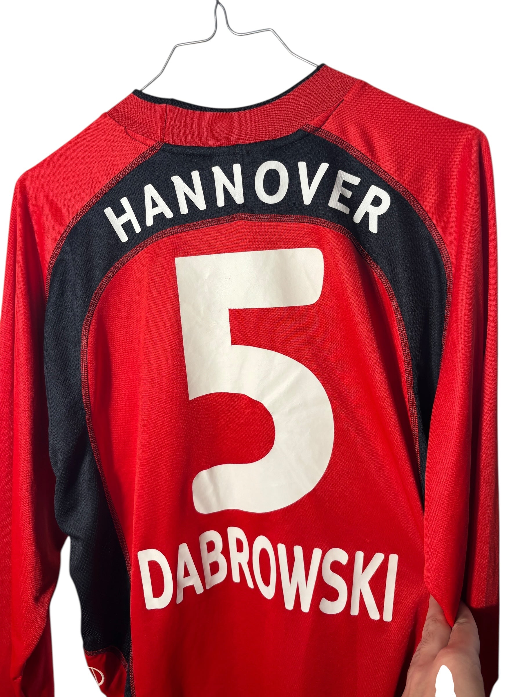 Hannover 96 Heim Trikot 2003/04 Spielertrikot “Dabrowski” - XXL