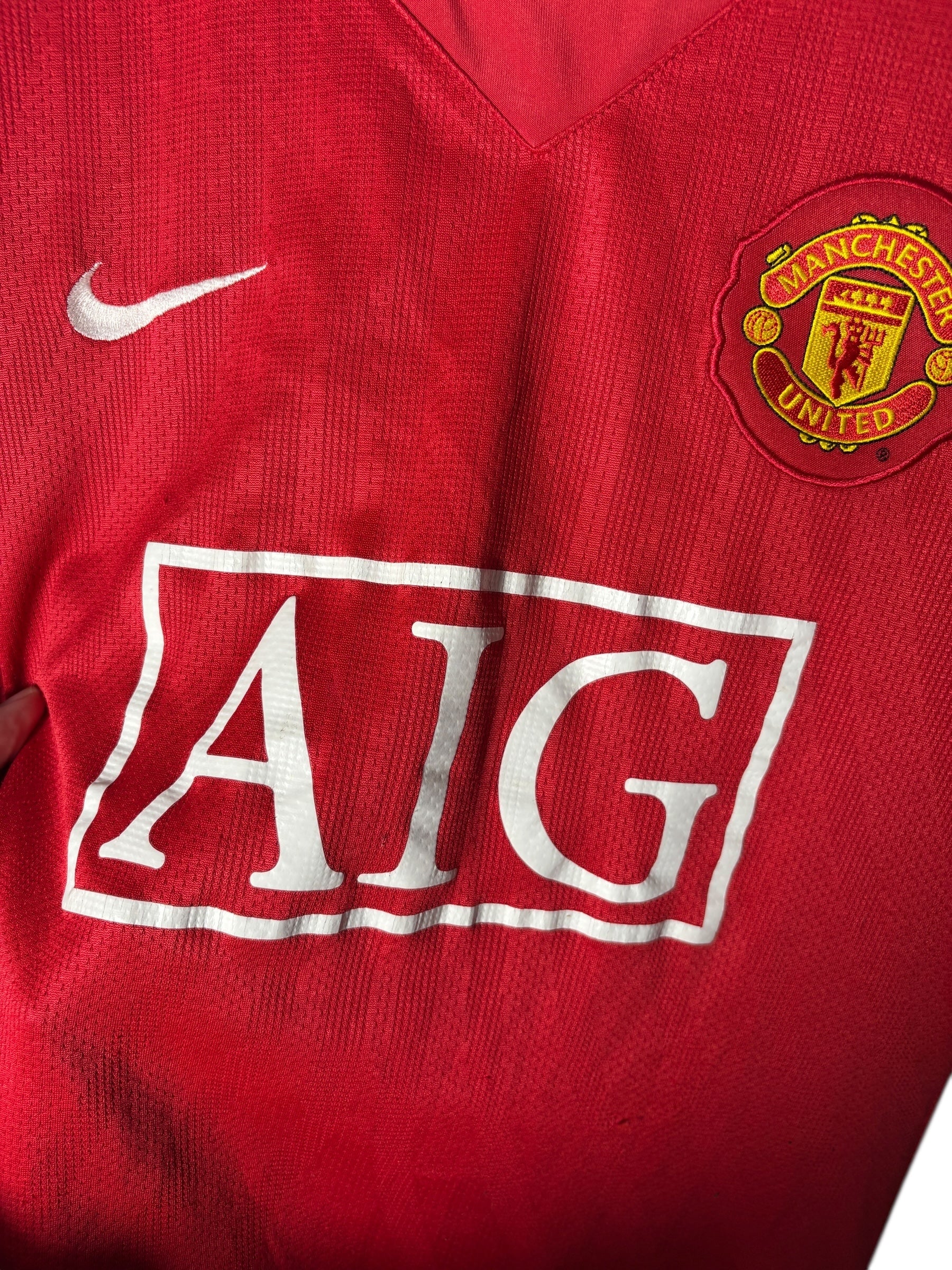 Manchester United Heim Trikot 2007/08 - M