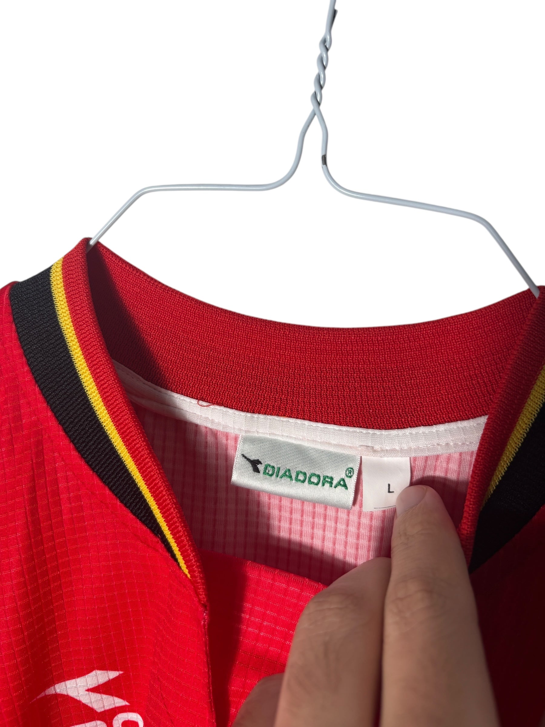 Belgien Heim Trikot 1998 - L