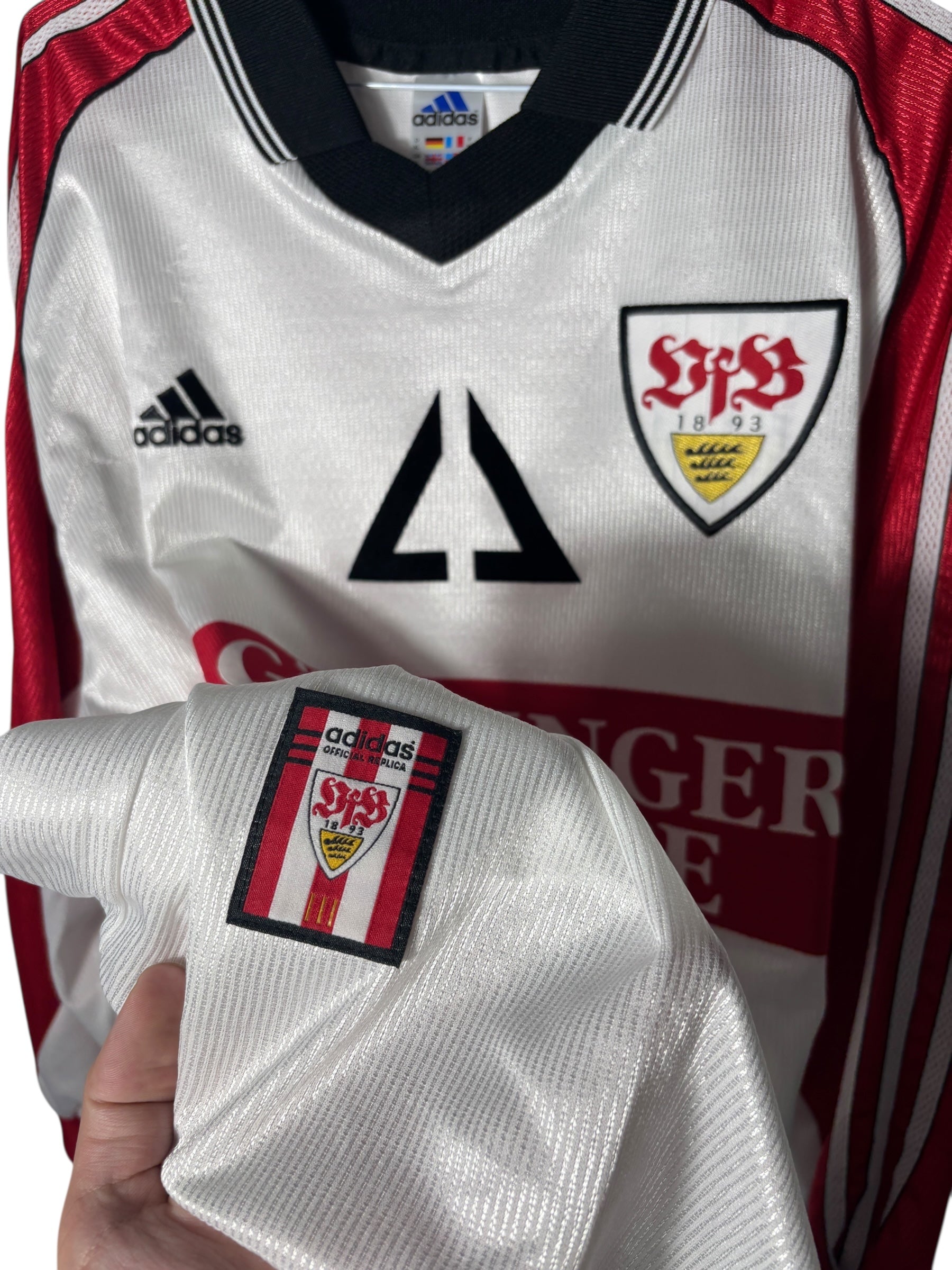 VfB Stuttgart Heim Trikot 1998/99 Match “Ristic” - XL