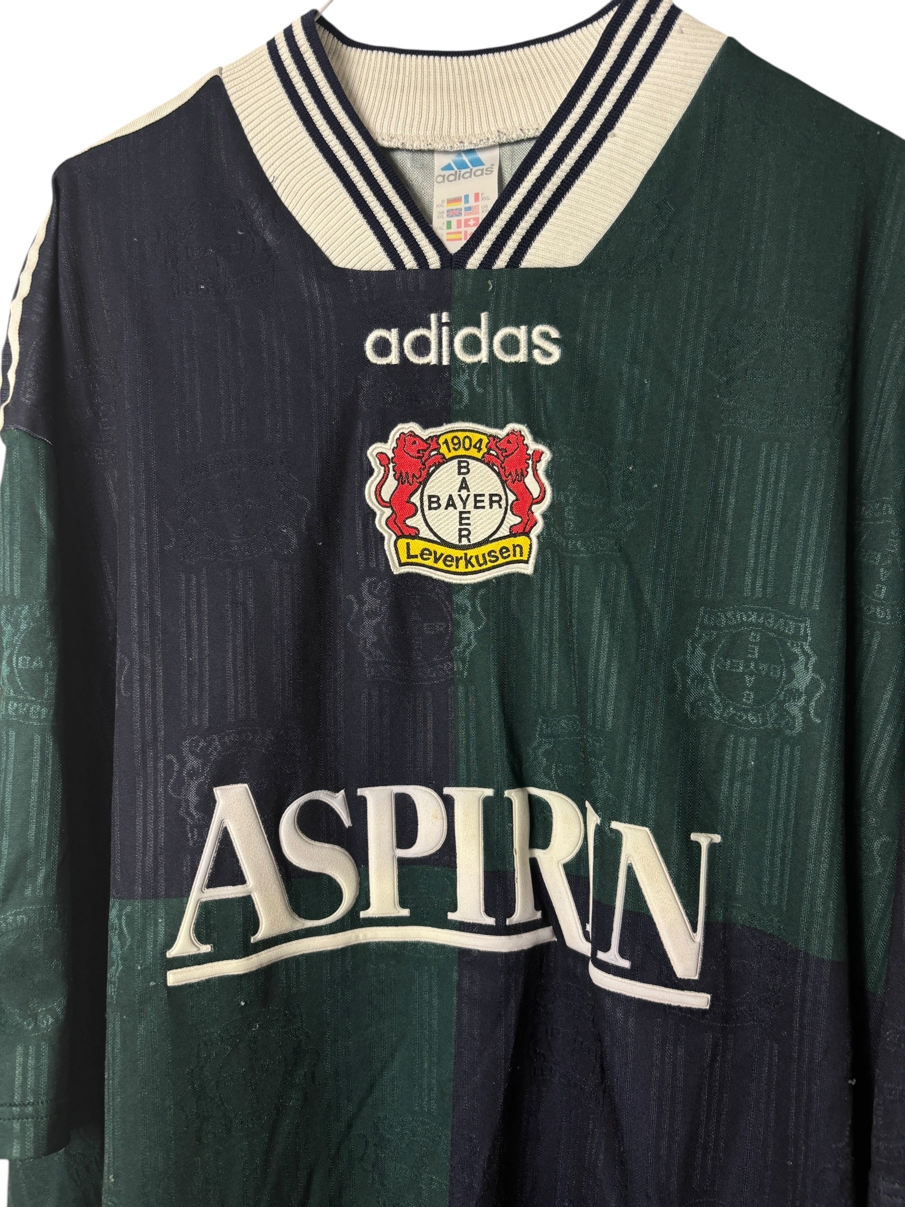 Bayer Leverkusen Auswärtstrikot 1997/89 - XXL