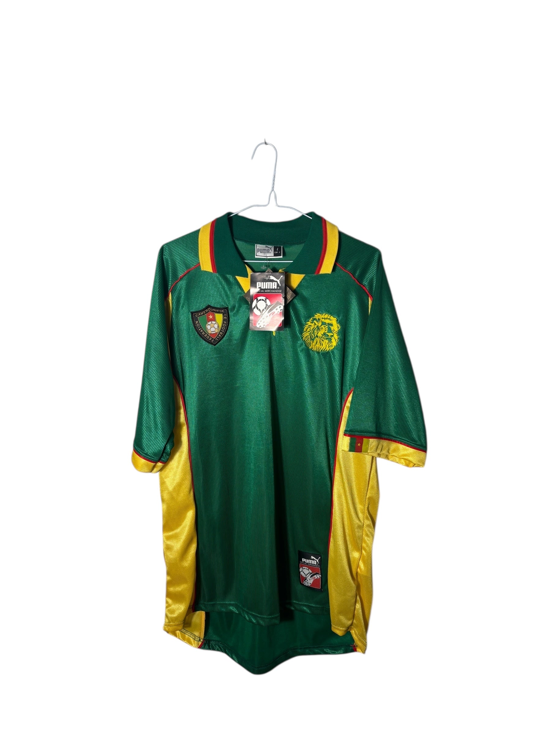 Kamerun Heim Trikot 1998 - L