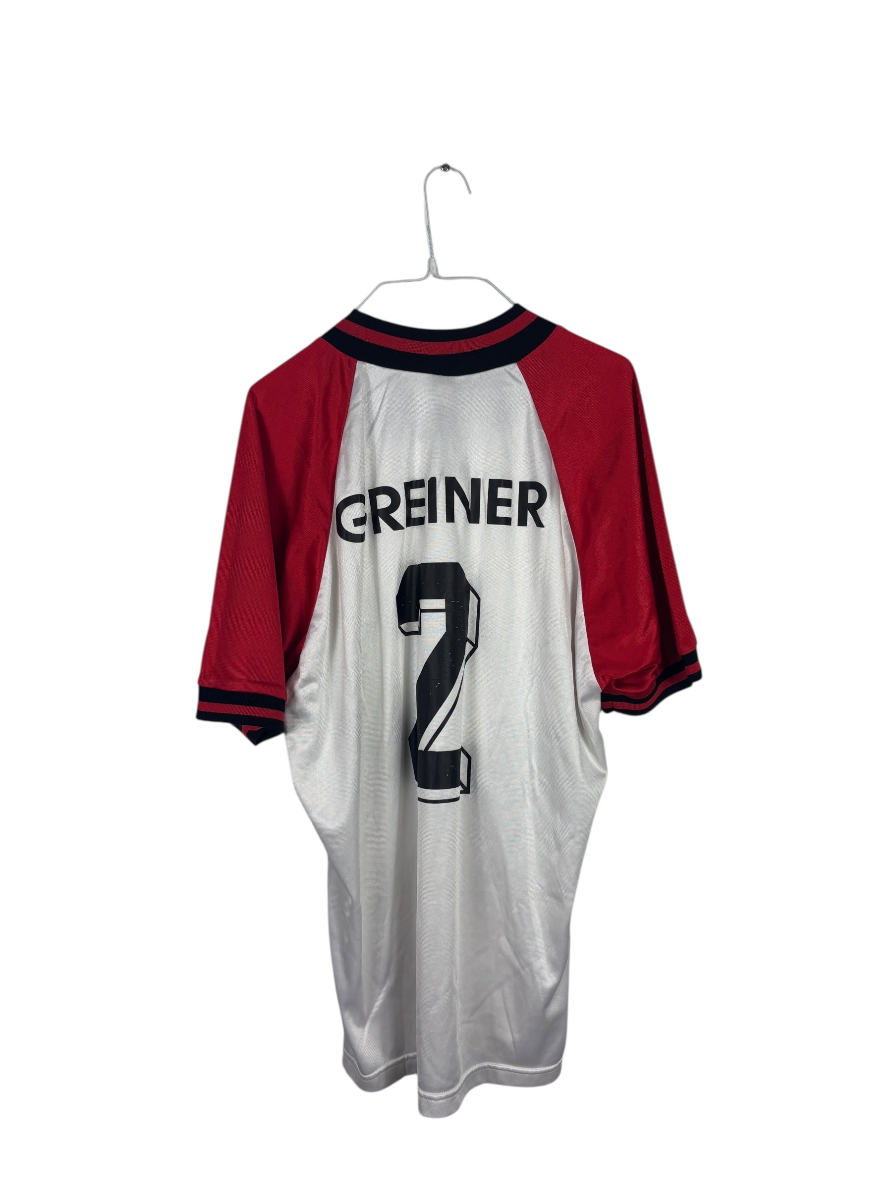 1. FC Kaiserslautern Auswärtstrikot 1995/96 Match worn "Greiner" - L