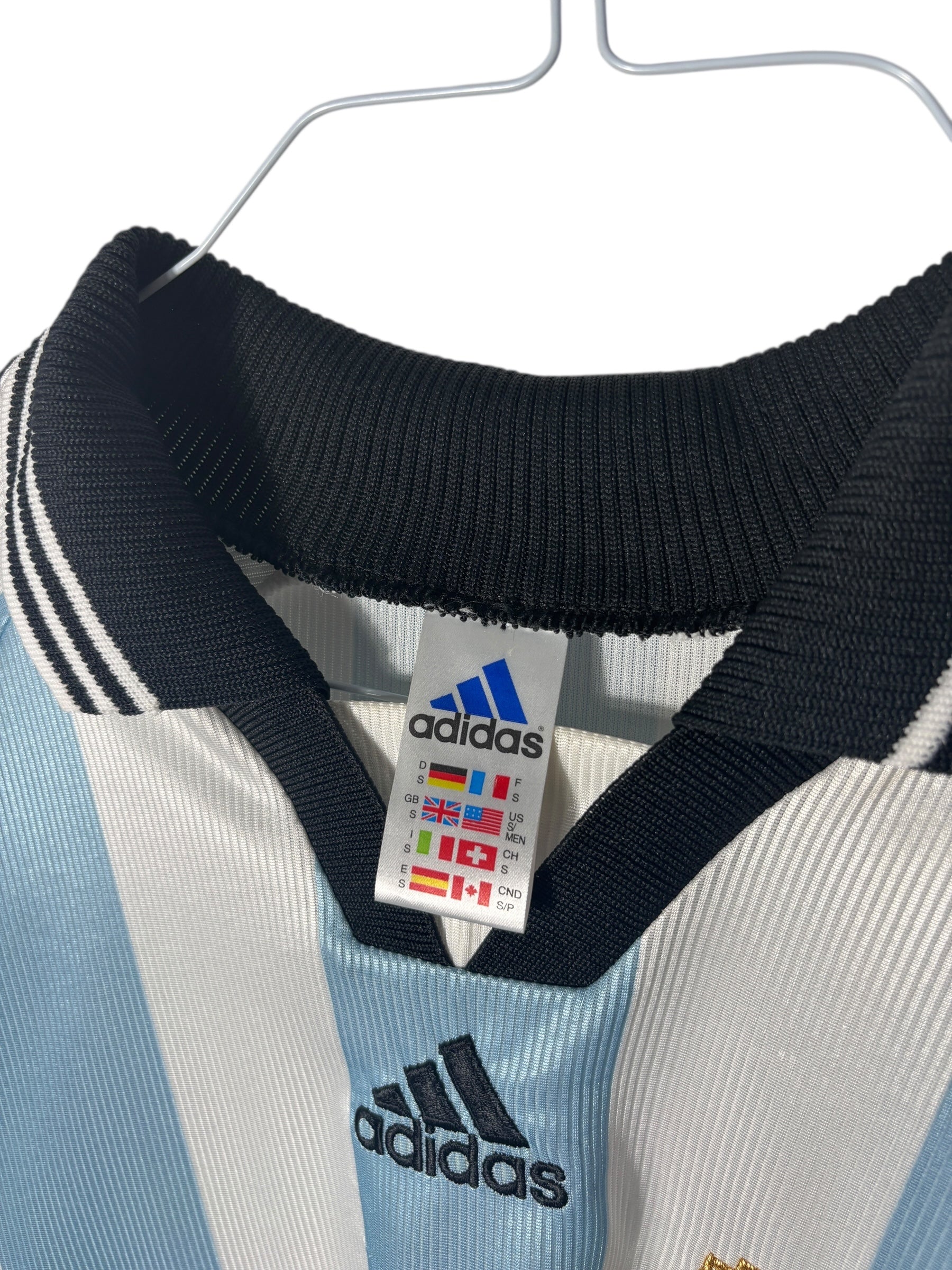 Argentinien Heim Trikot 1998 - S