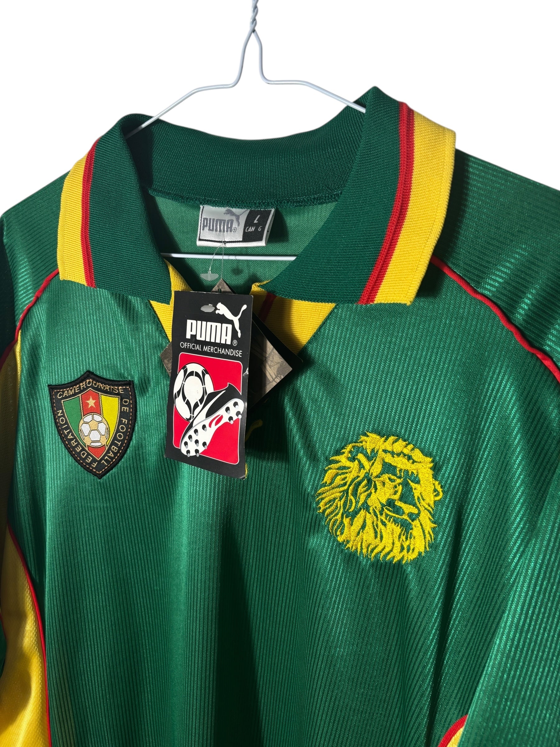Kamerun Heim Trikot 1998 - L
