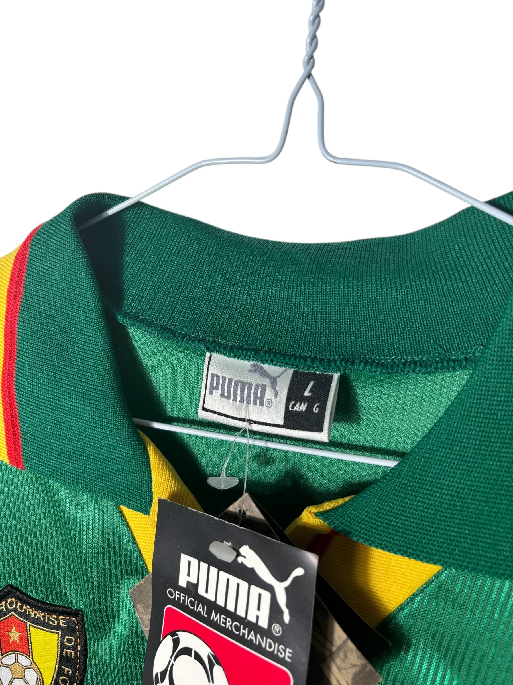 Kamerun Heim Trikot 1998 - L