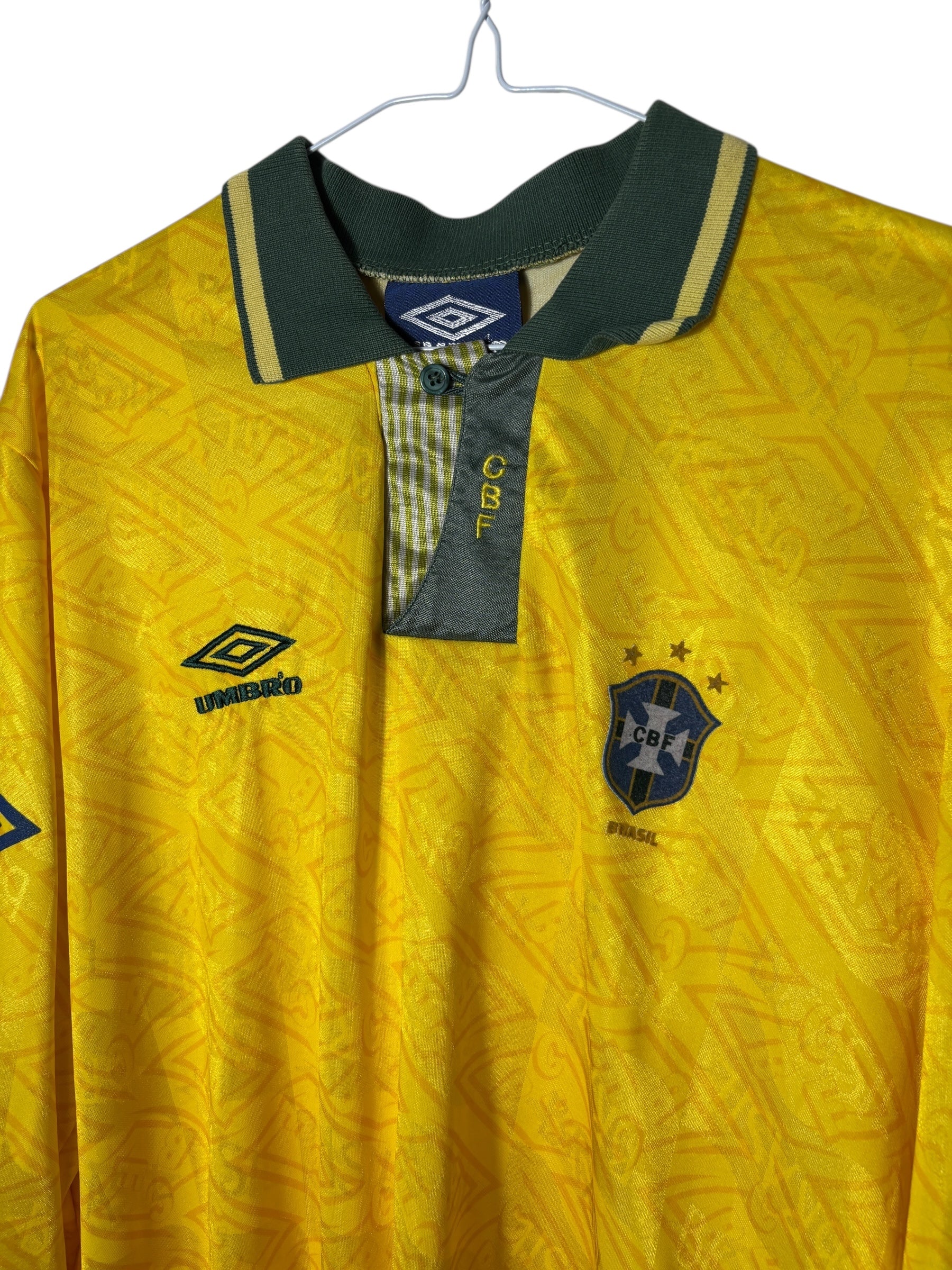Brasilien Heim Trikot 1991/93 - XL
