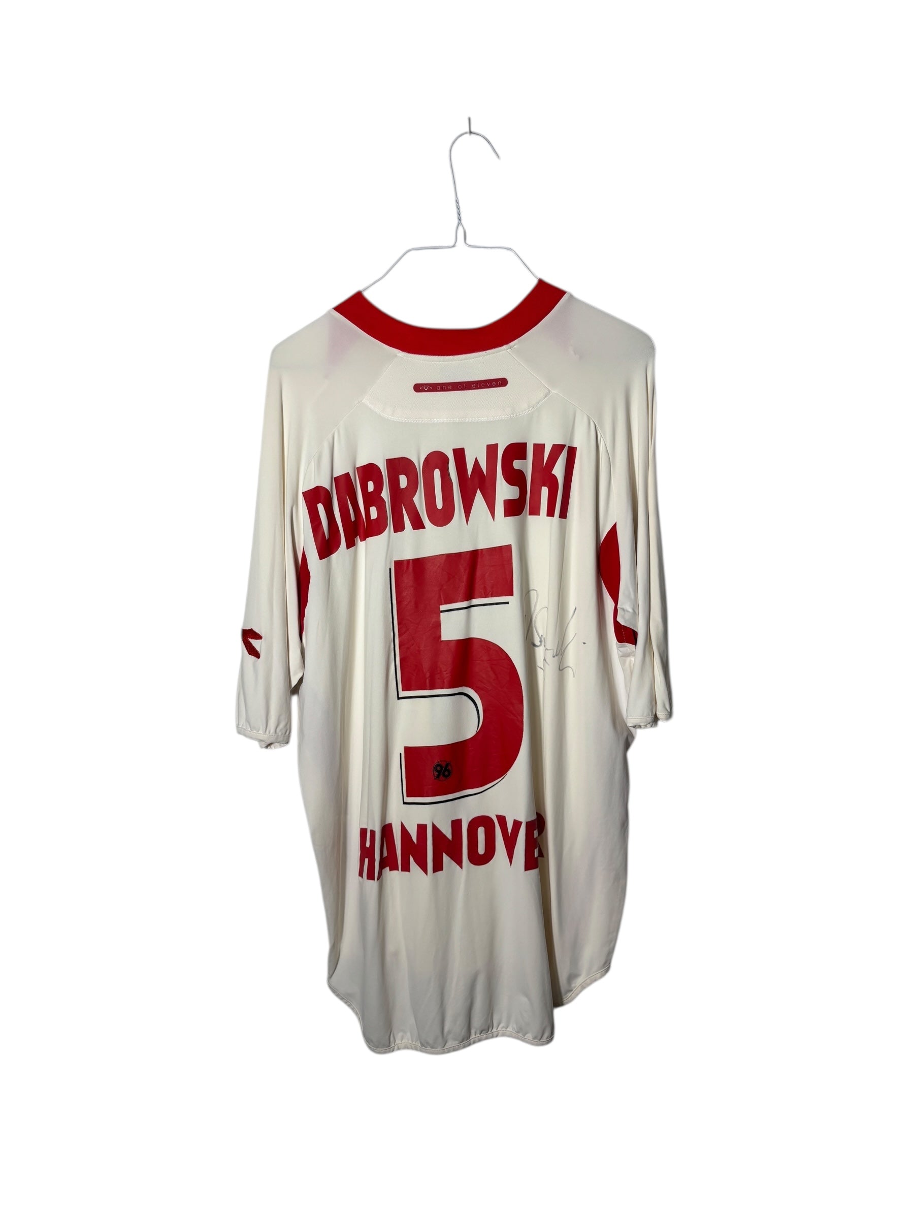 Hannover 96 Auswärts Trikot 2006/07 “Dabrowski” Match prepared - XL