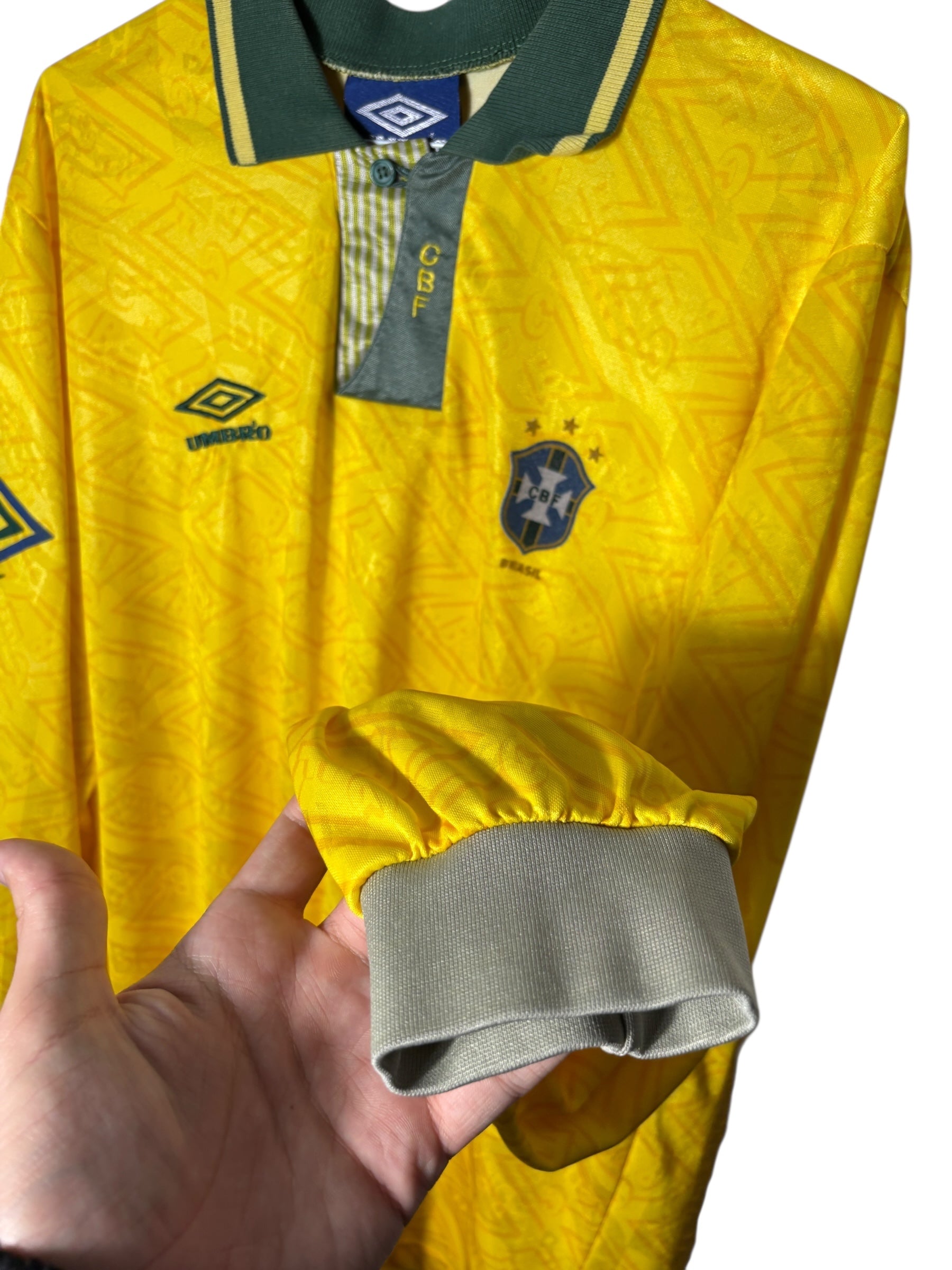 Brasilien Heim Trikot 1991/93 - XL