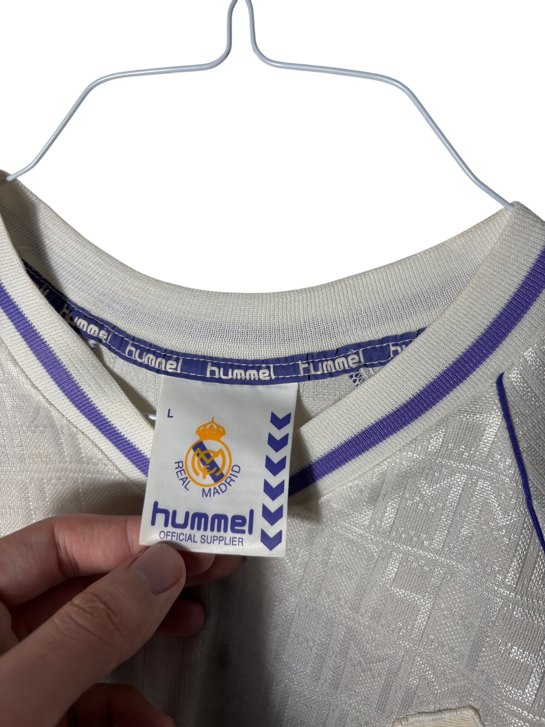 Real Madrid Heim Trikot 1990/92 "Hugo Sanchez" - L