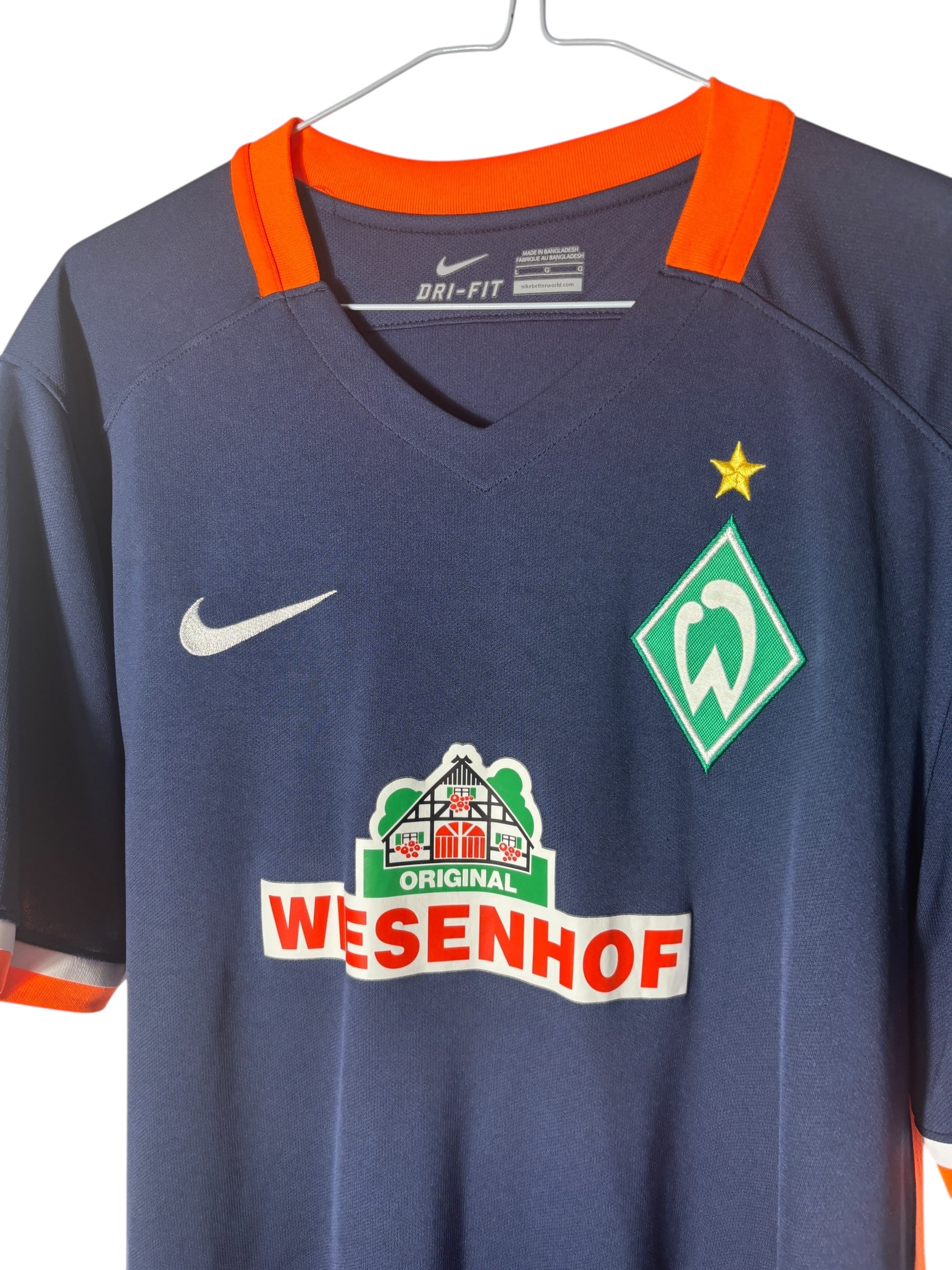 Werder Bremen Auswärts Trikot 2015/16 “Vestergaard” - L