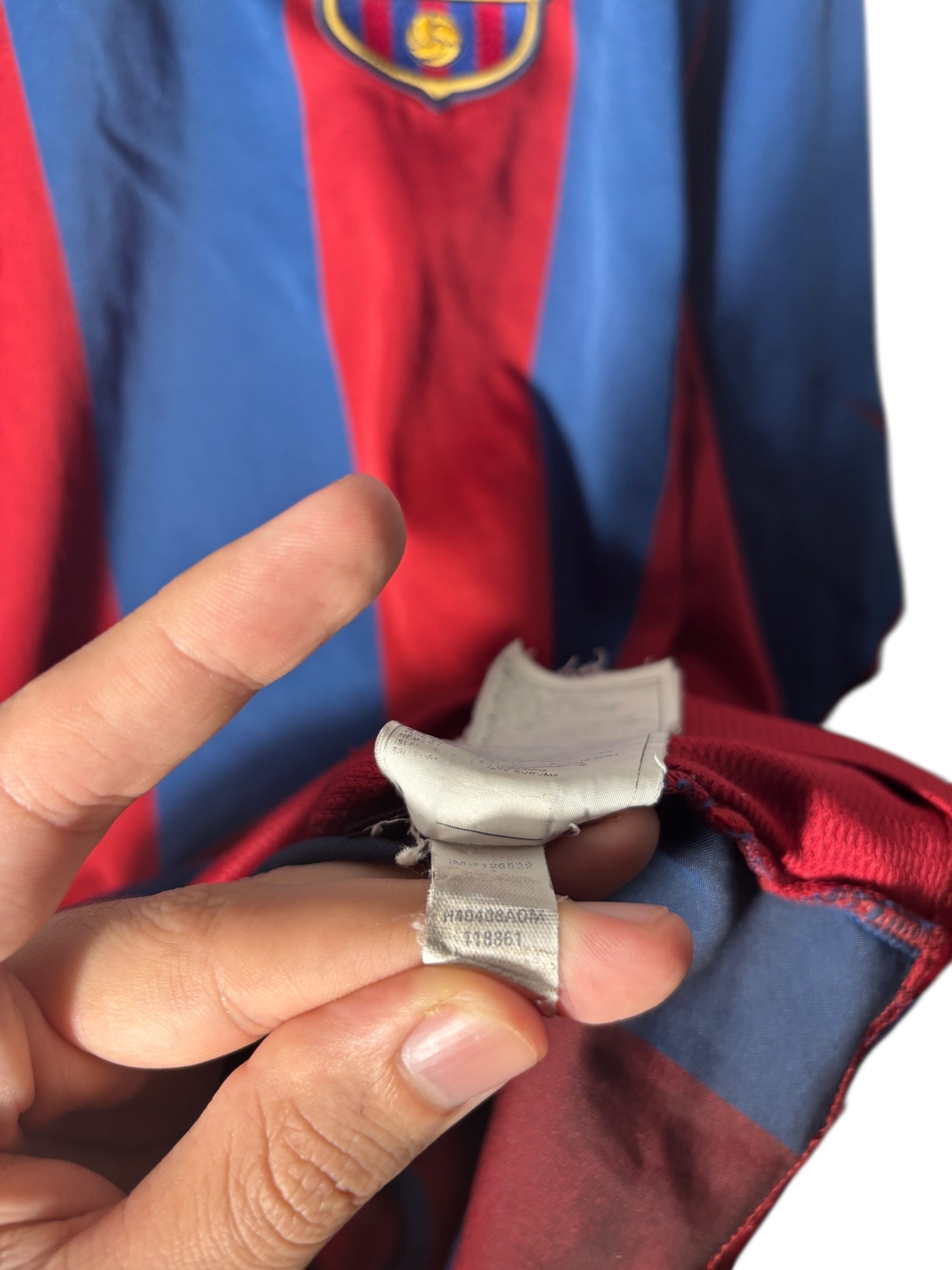 FC Barcelona Heim Trikot 2004/05 “Ronaldinho” - XL