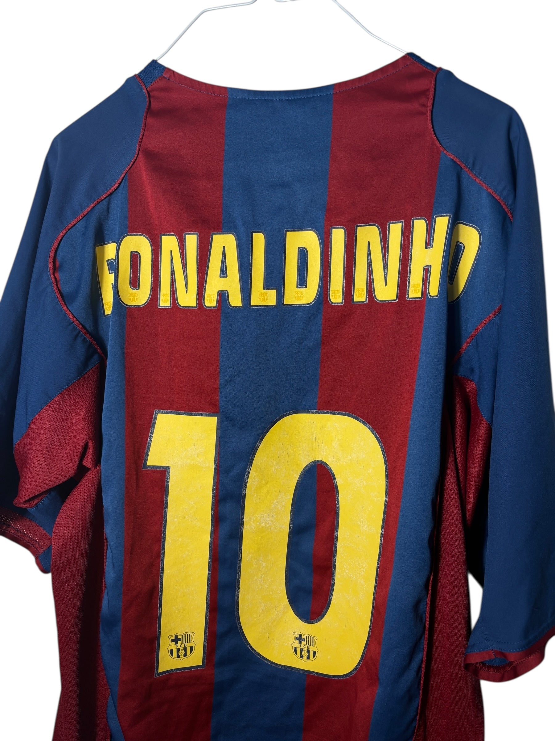 FC Barcelona Heim Trikot 2004/05 “Ronaldinho” - XL