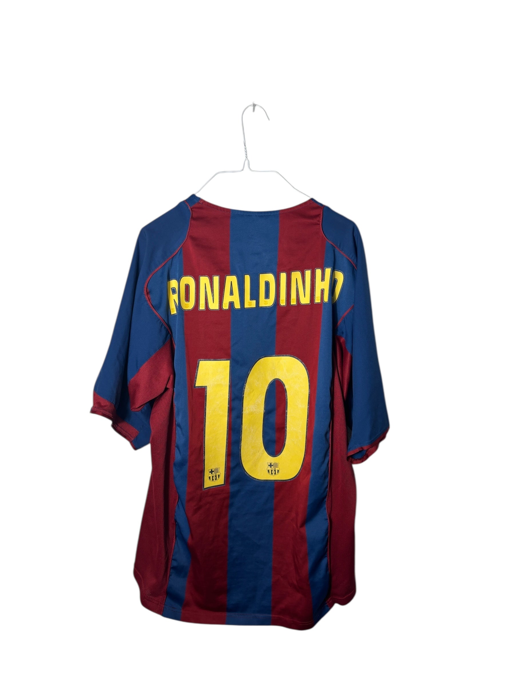 FC Barcelona Heim Trikot 2004/05 “Ronaldinho” - XL