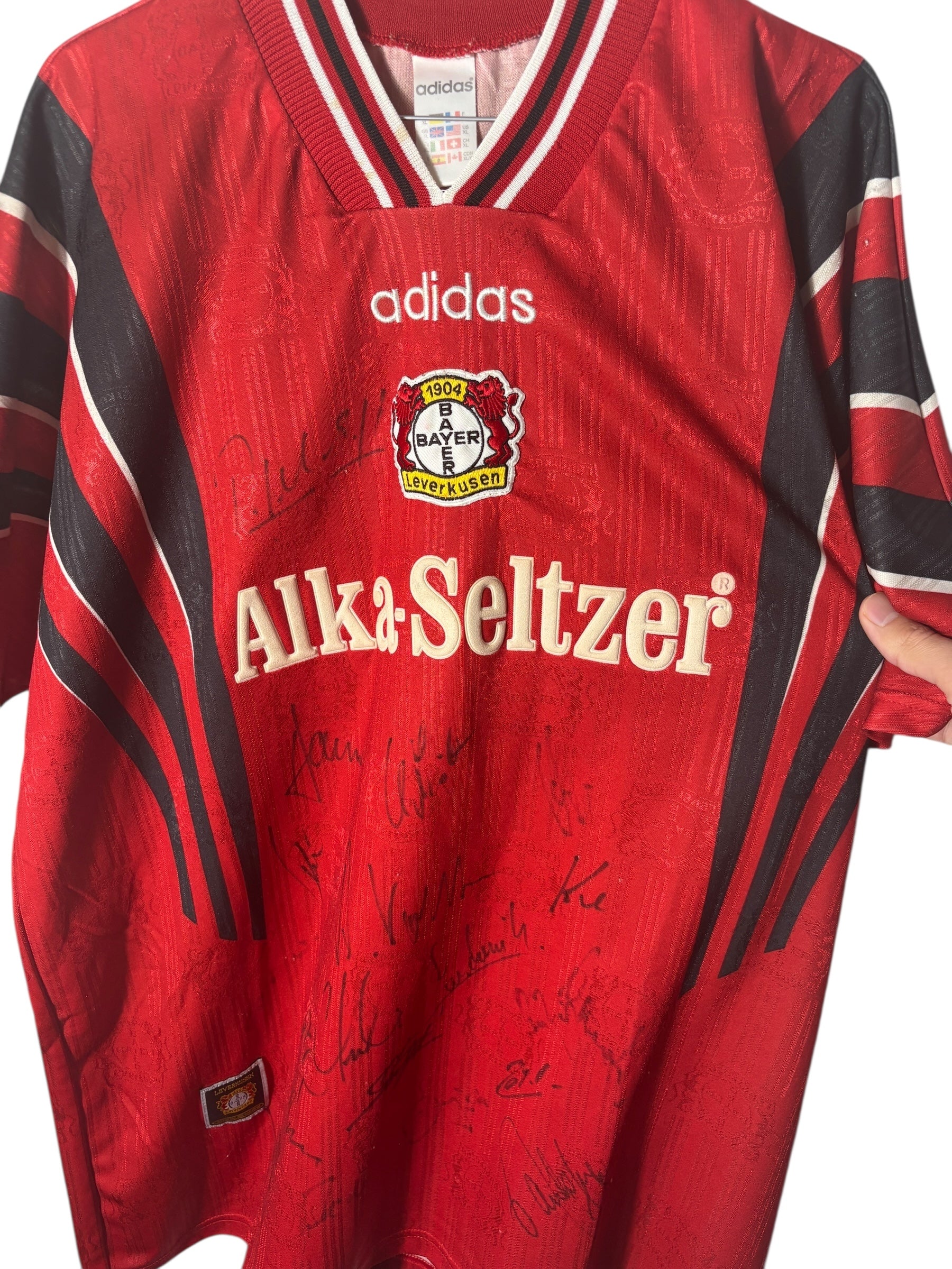 Bayer Leverkusen Heim Trikot 1996/97 - XL