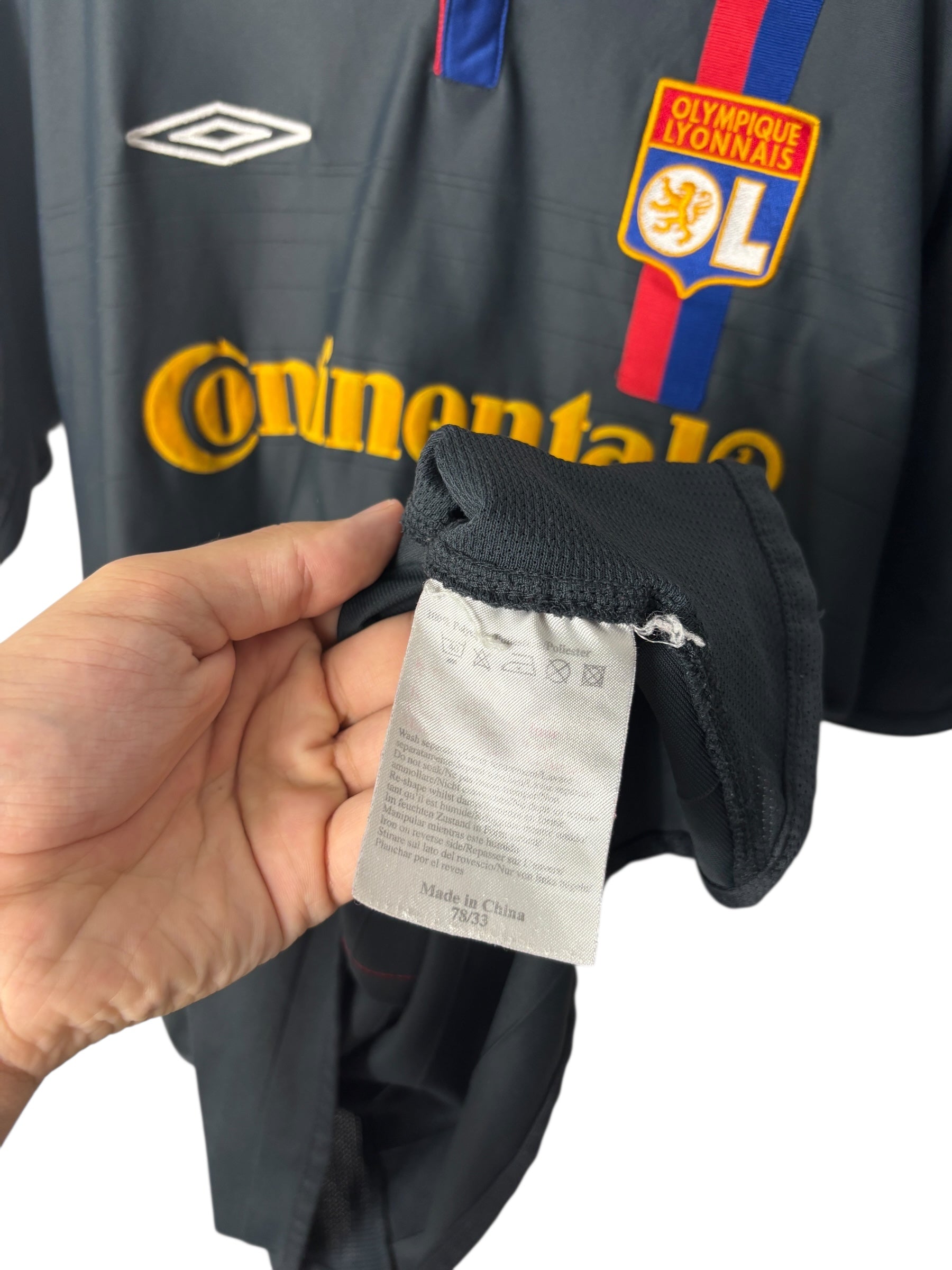 Olympique Lyon Auswärtstrikot 2003/04 “Juninho” - M/L