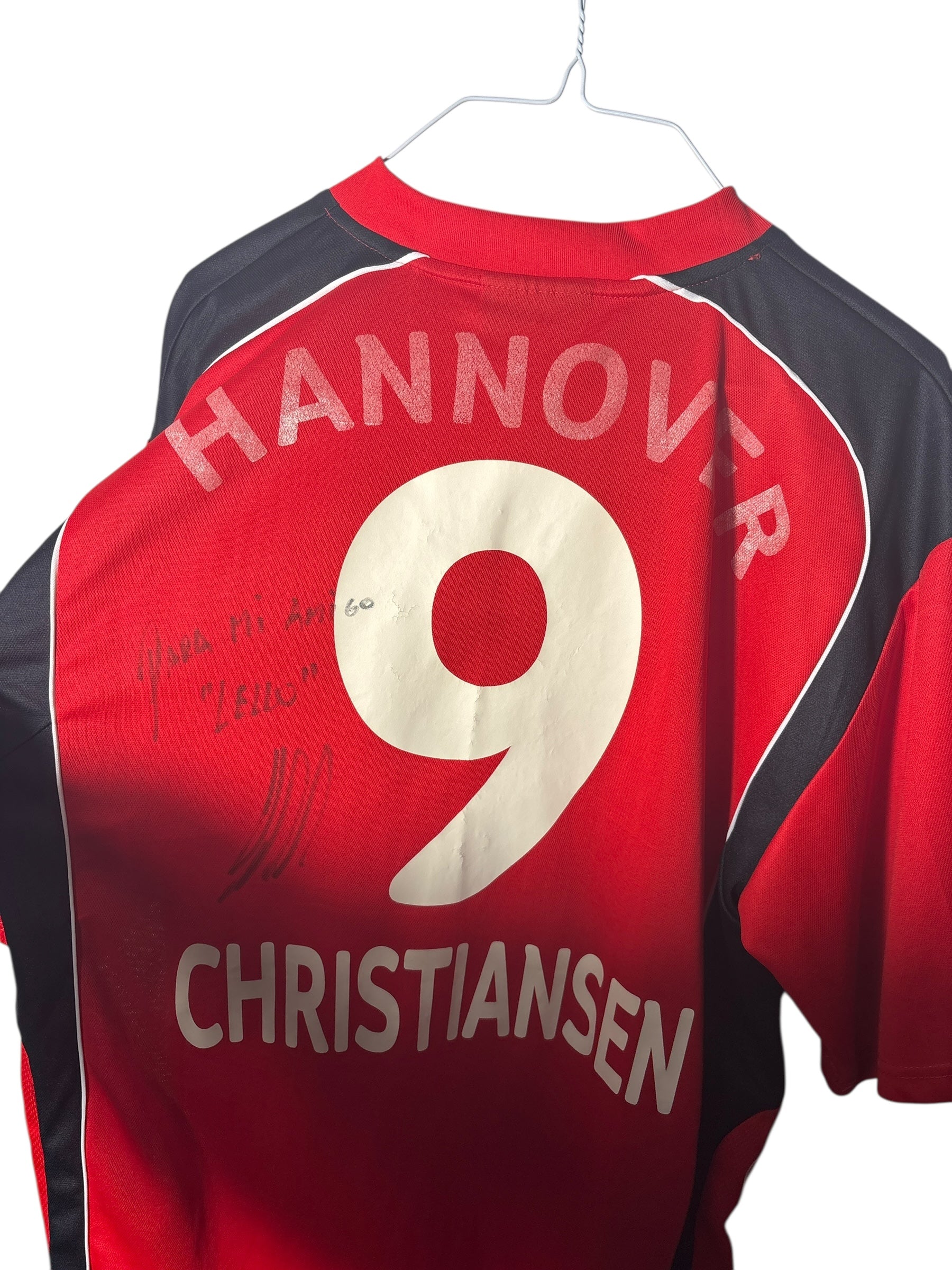 Hannover 96 Heim Trikot 2004/05 Spielertrikot “Christiansen” - XL
