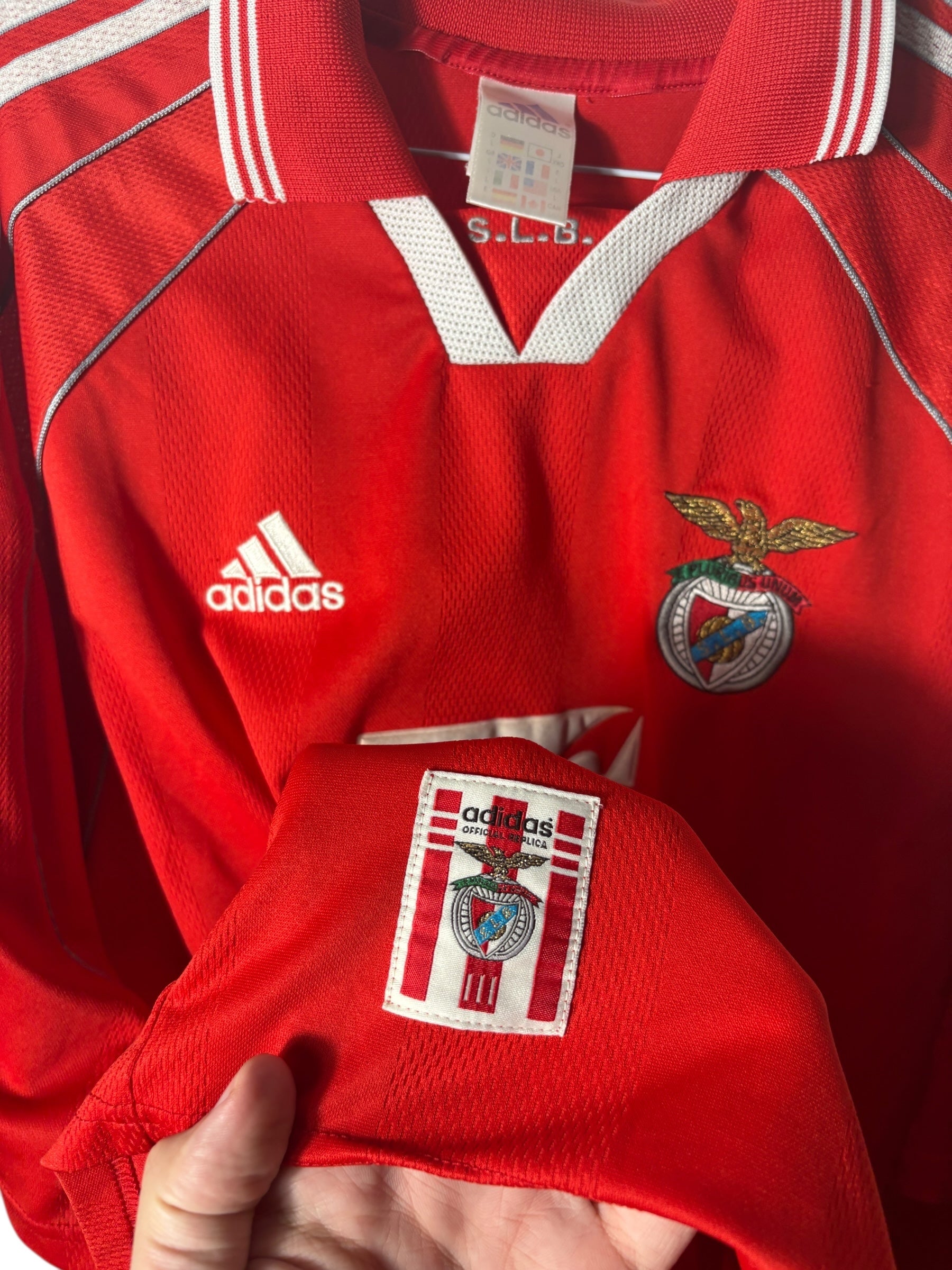 Benfica Lissabon Heim Trikot 1998/99 - L