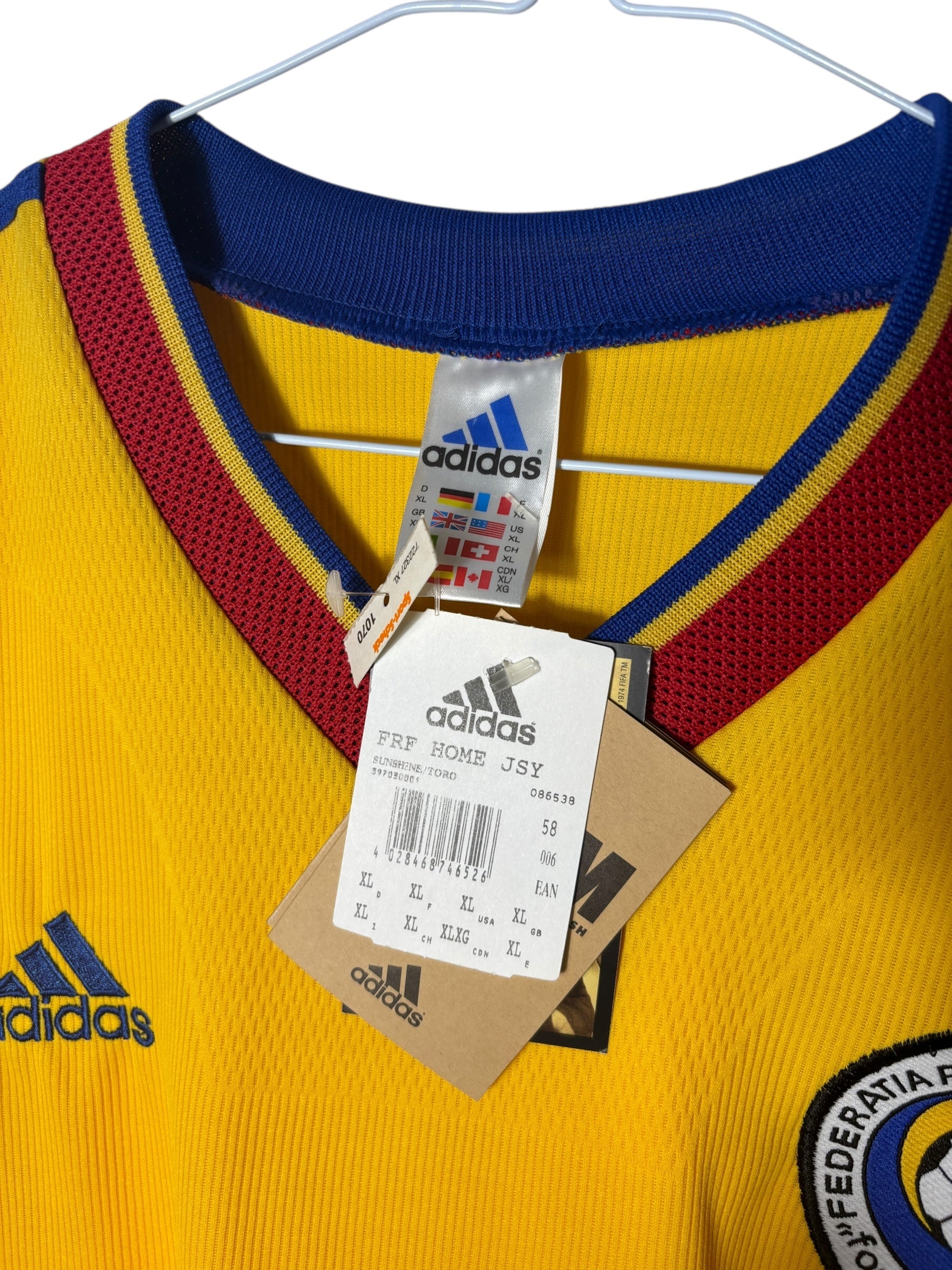 Rumänien Heim Trikot 1998 - XL