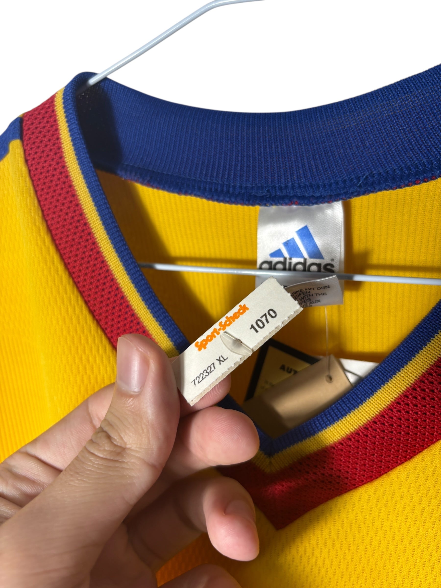 Rumänien Heim Trikot 1998 - XL