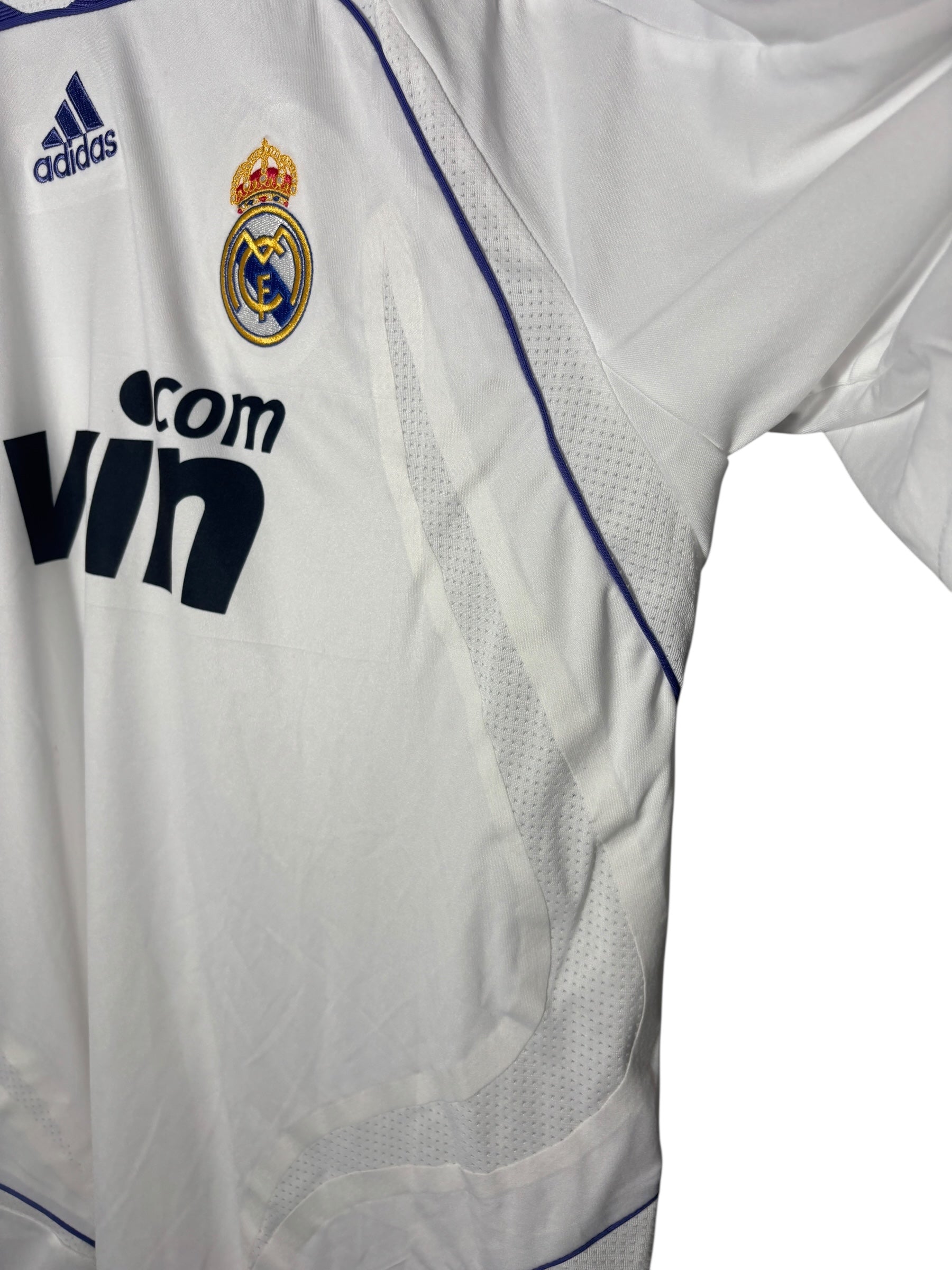 Real Madrid Heim Trikot 2007/08 Match prepared “Van Nistelrooy” - XL